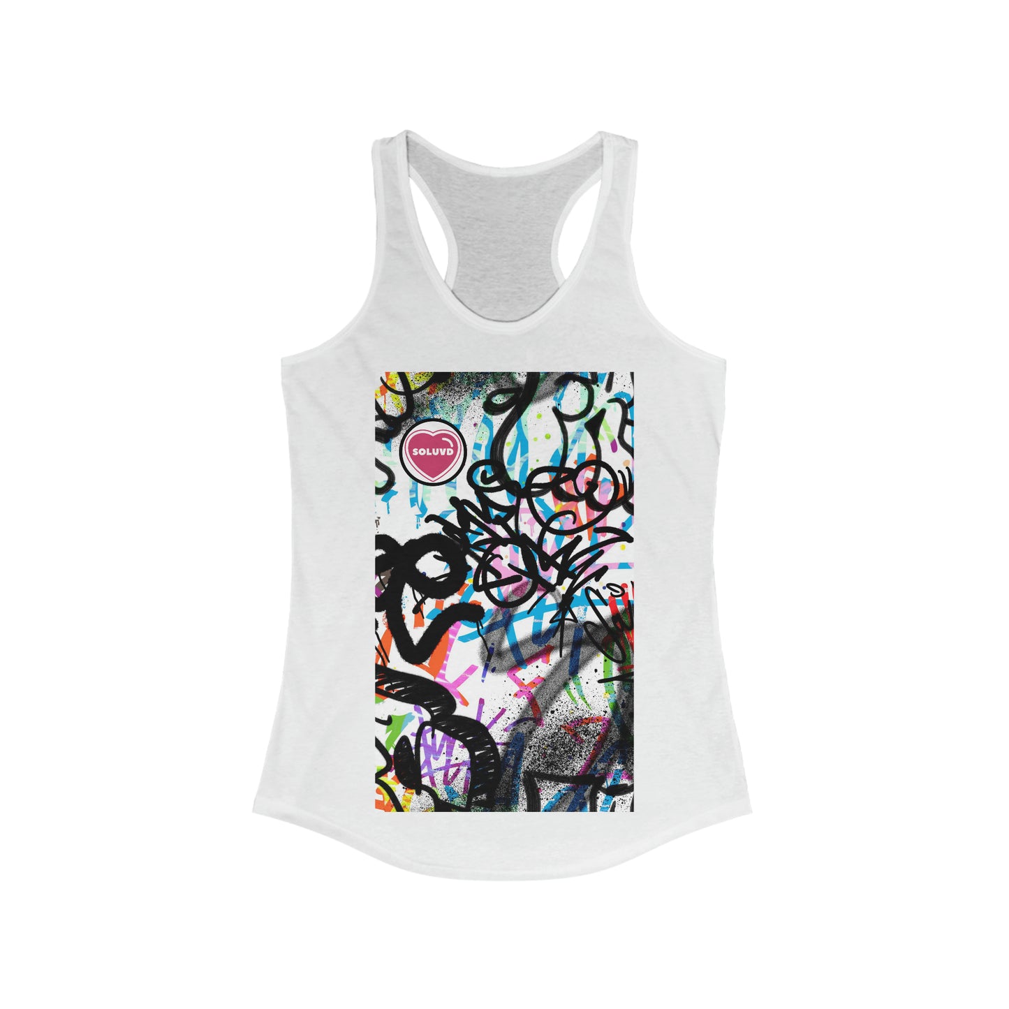 Soluvd Subway Women's Racerback Tank