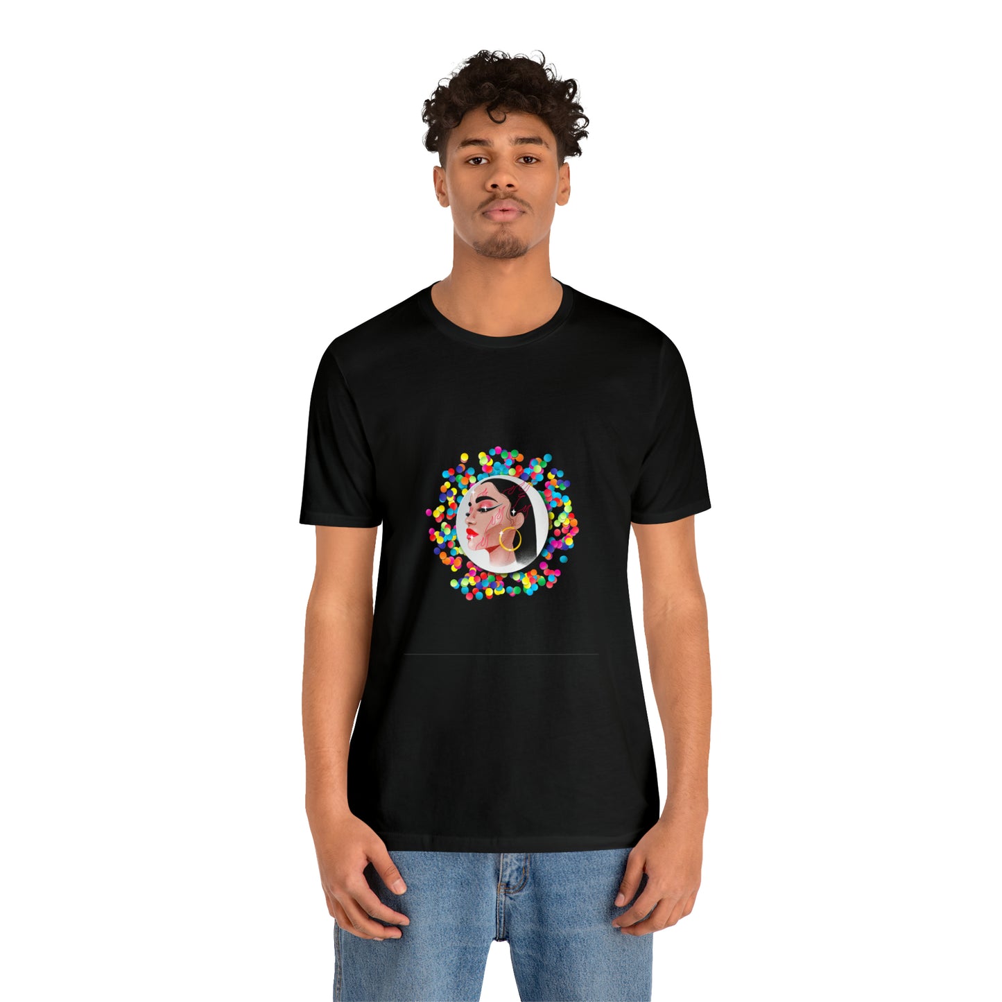 Soluvd Confetti Unisex, Women's, Men's Short Sleeve Tee