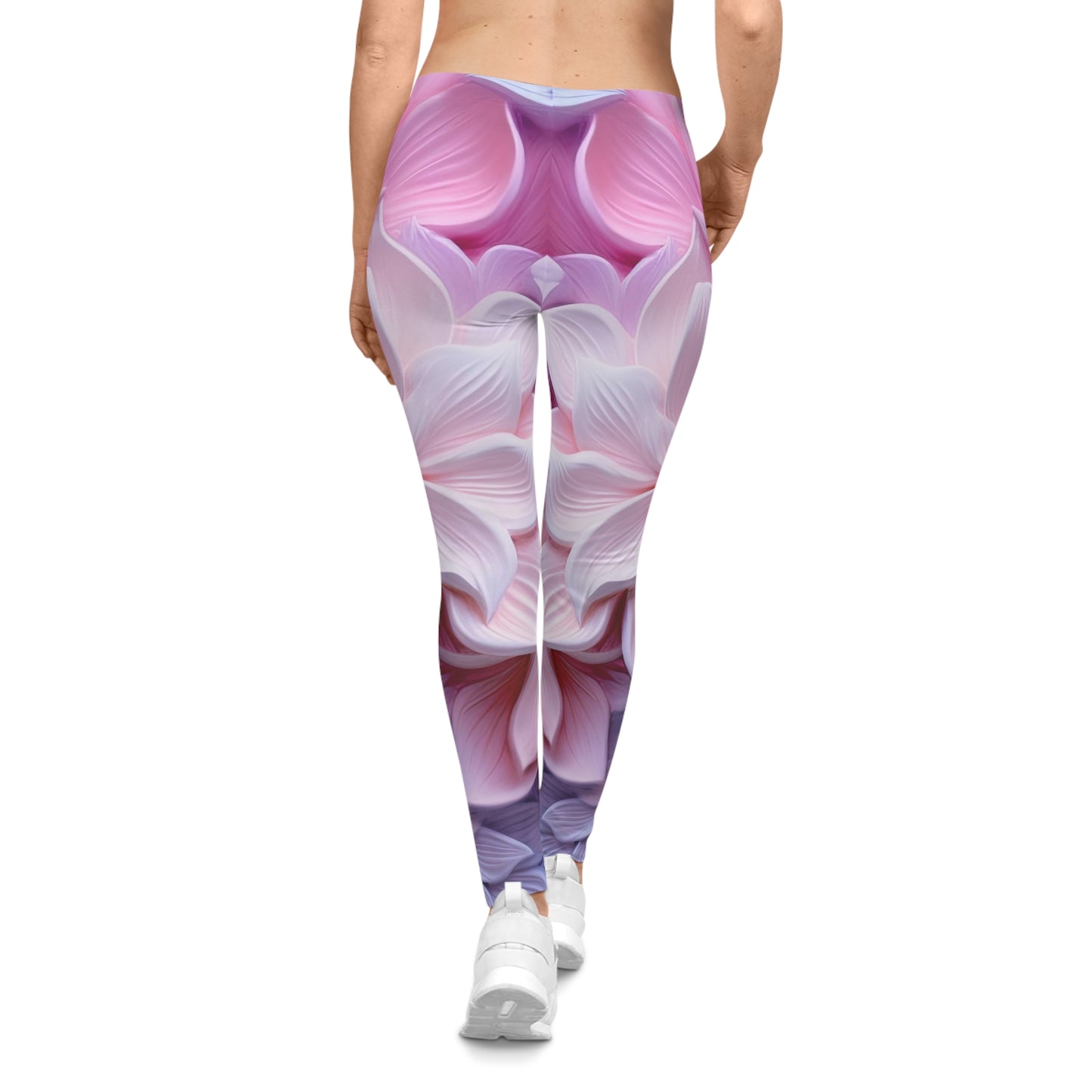 Soluvd 3D Flower An Women's Premium Leggings, Yoga Leggings