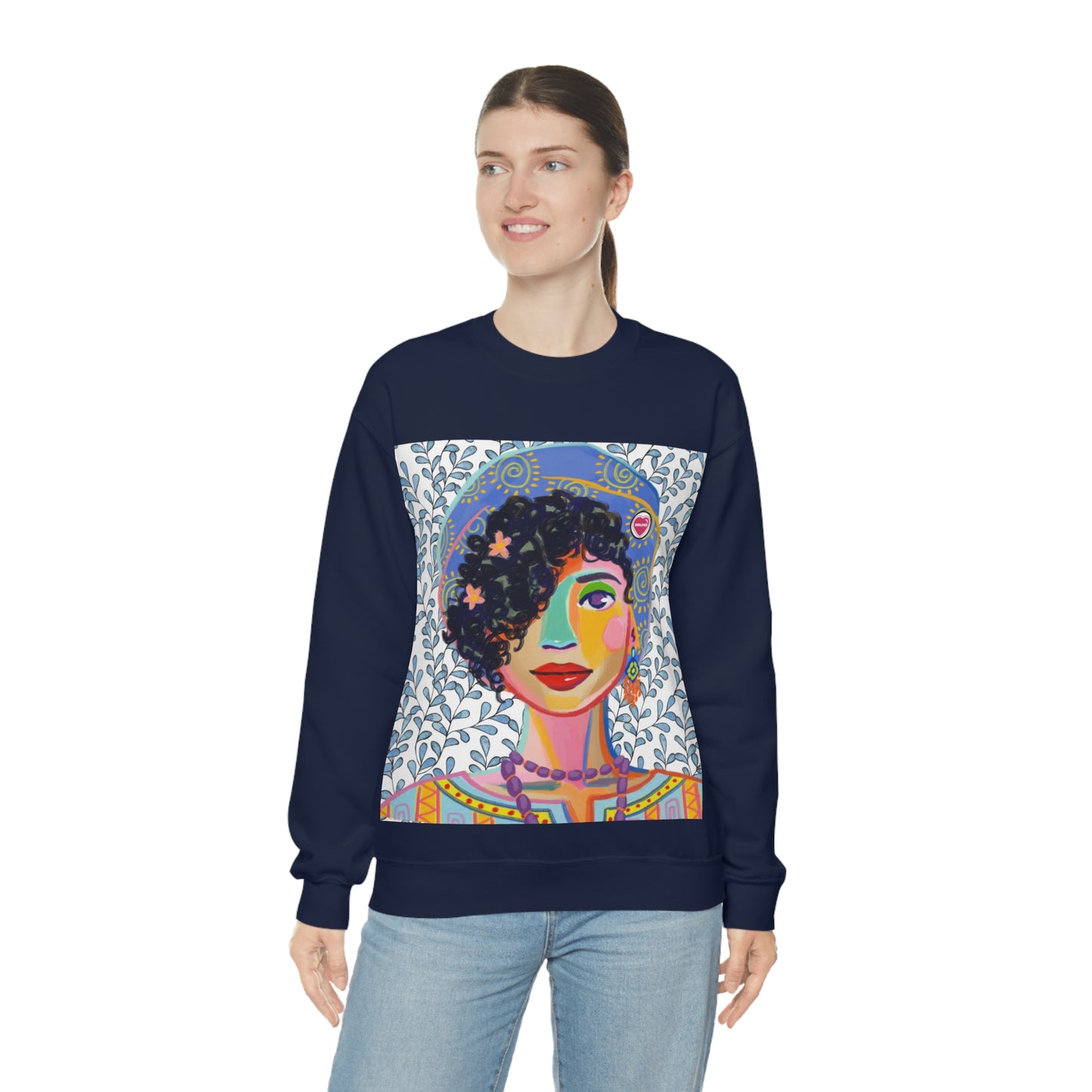 Soluvd Beret Unisex Heavy Blend™ Crewneck Sweatshirt