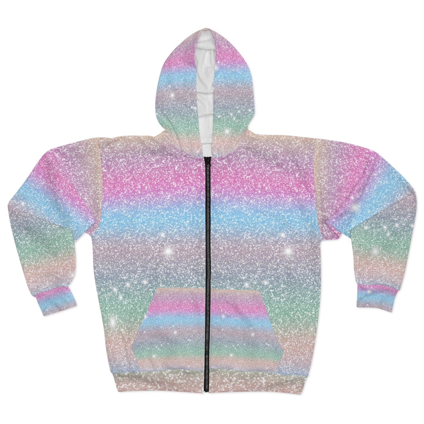 Soluvd Sparkle Unisex, Women's, Men's Premium Zip Hoodie