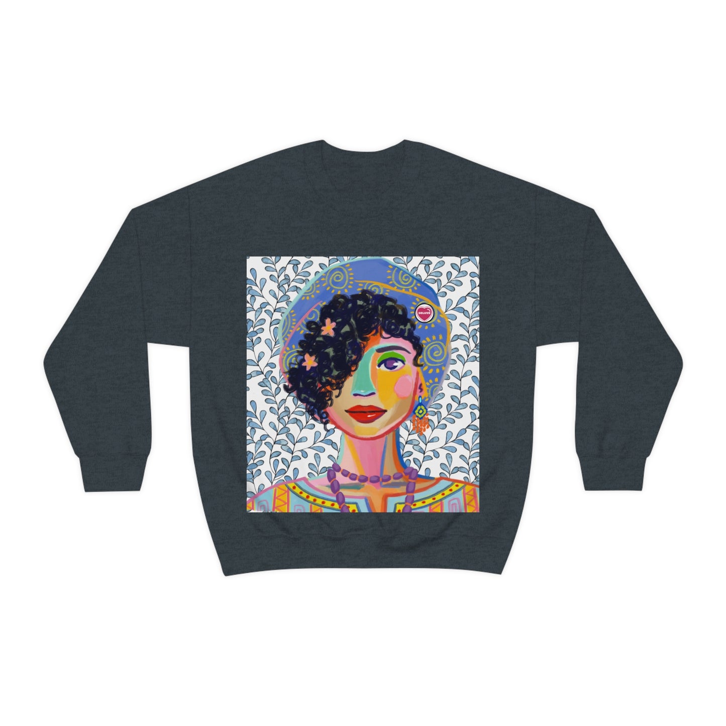 Soluvd Beret Unisex Heavy Blend™ Crewneck Sweatshirt