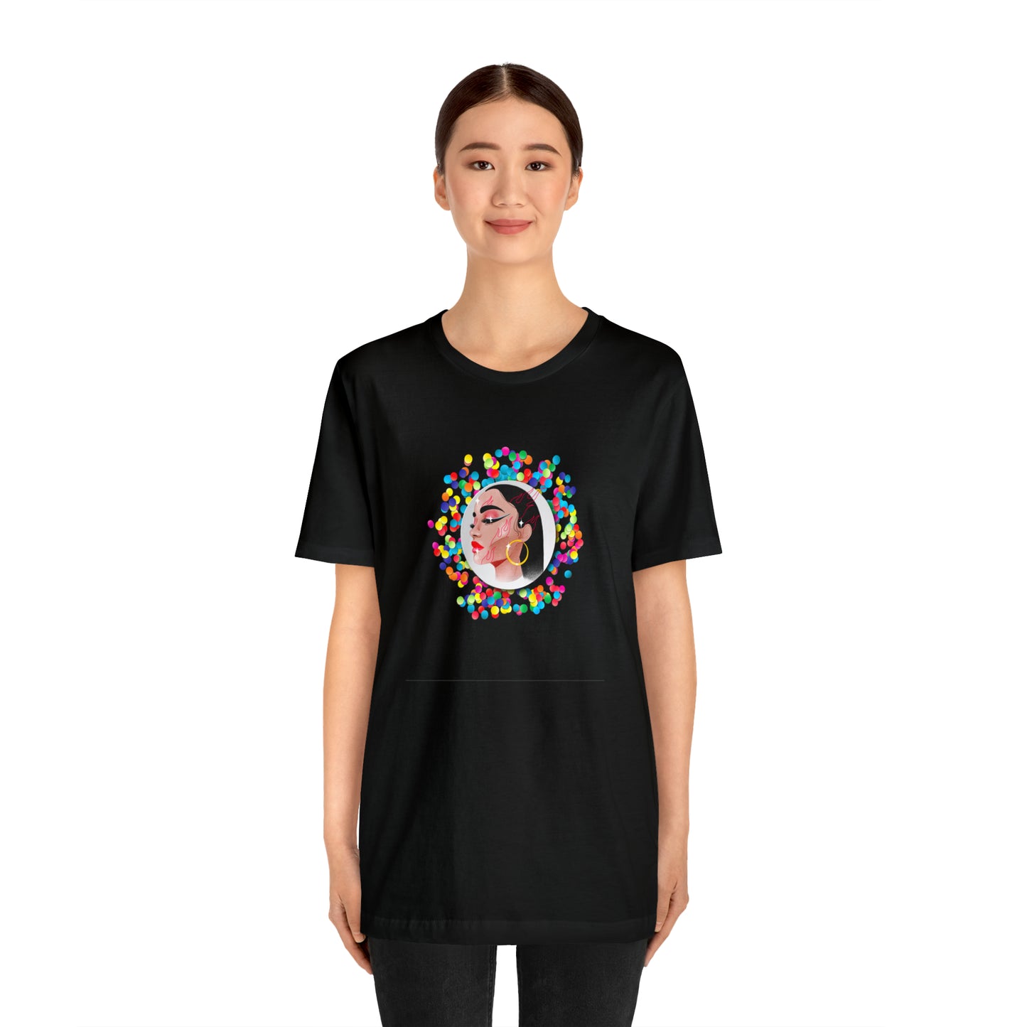 Soluvd Confetti Unisex, Women's, Men's Short Sleeve Tee