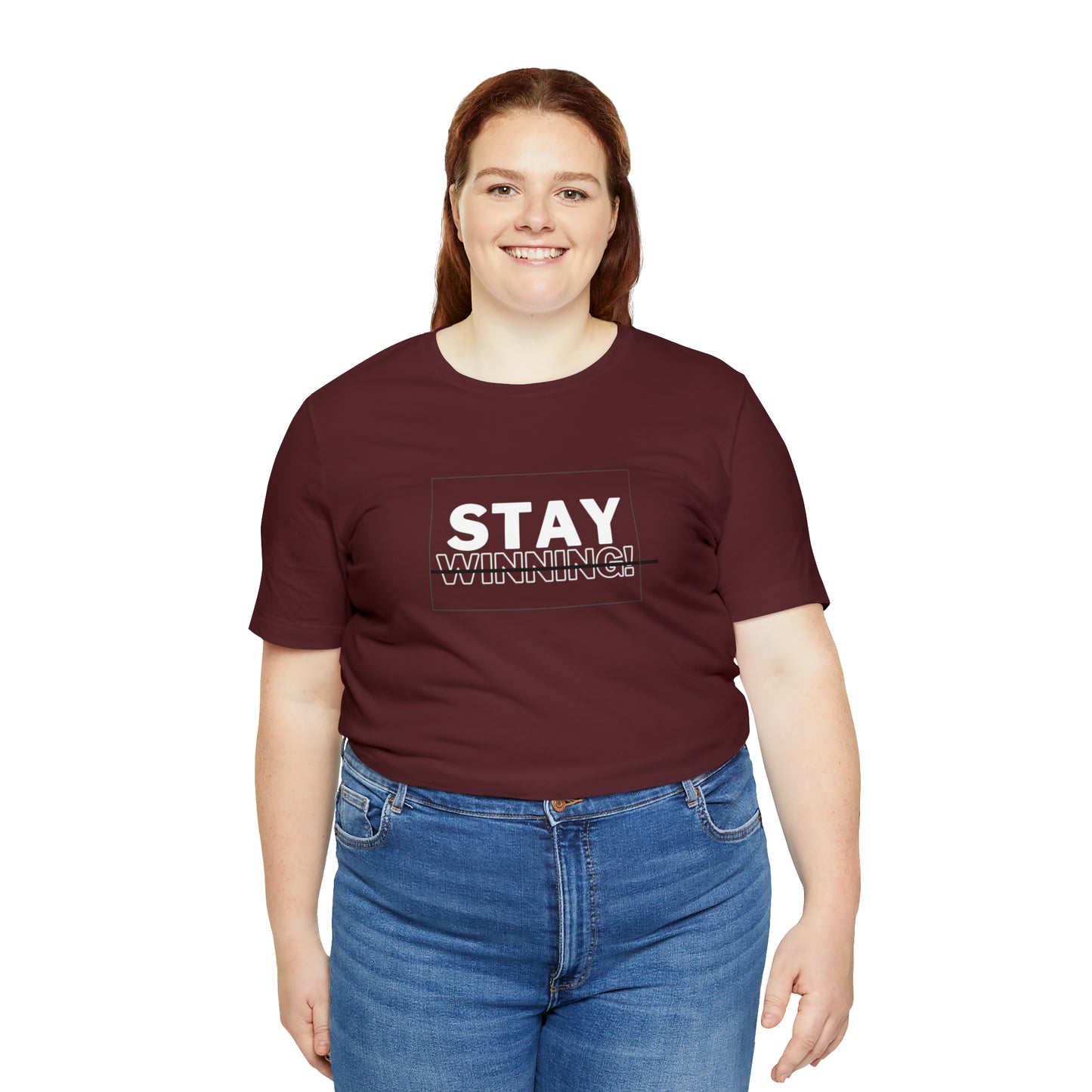 Soluvd Stay Winning Unisex, Women's, Men's Short Sleeve Tee