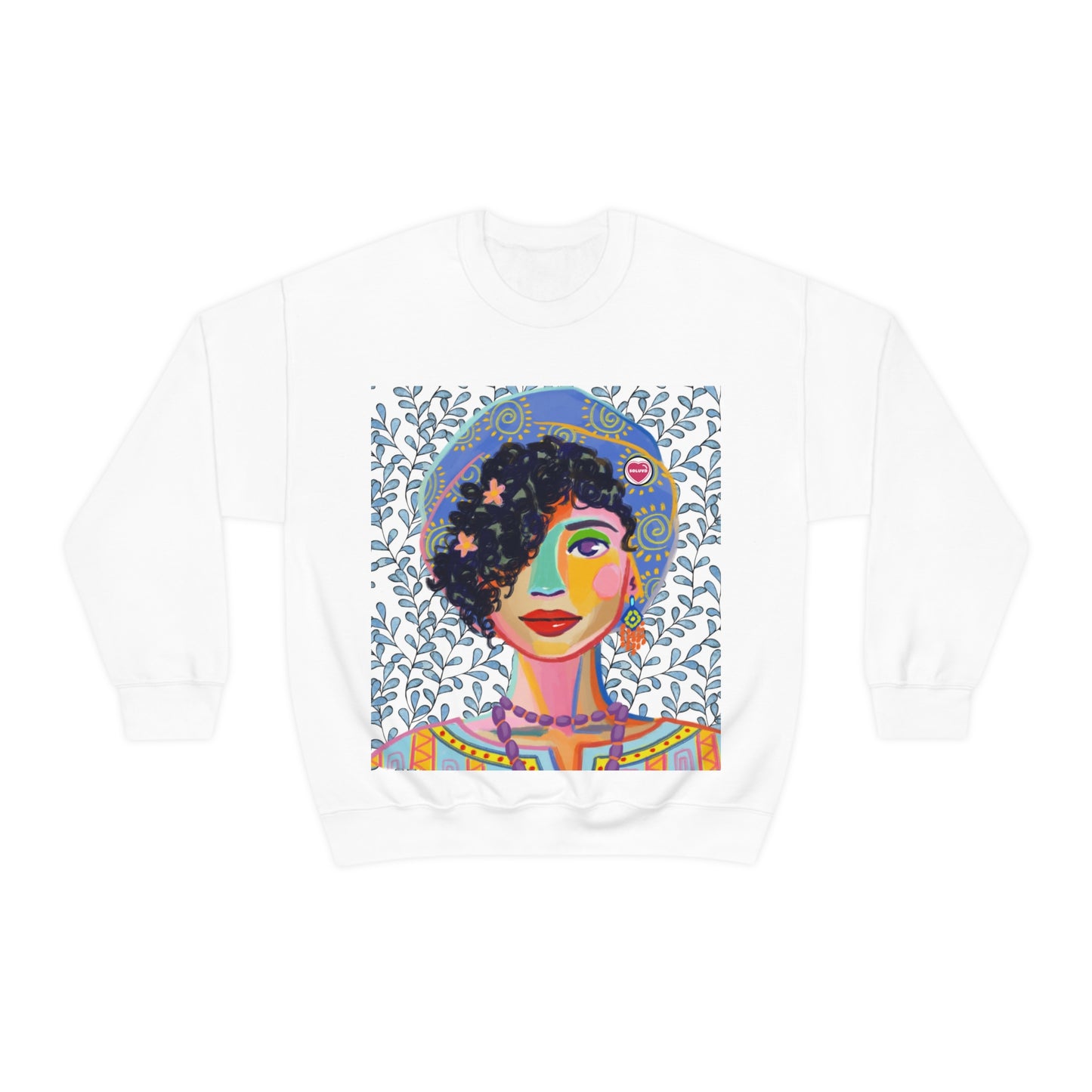 Soluvd Beret Unisex Heavy Blend™ Crewneck Sweatshirt