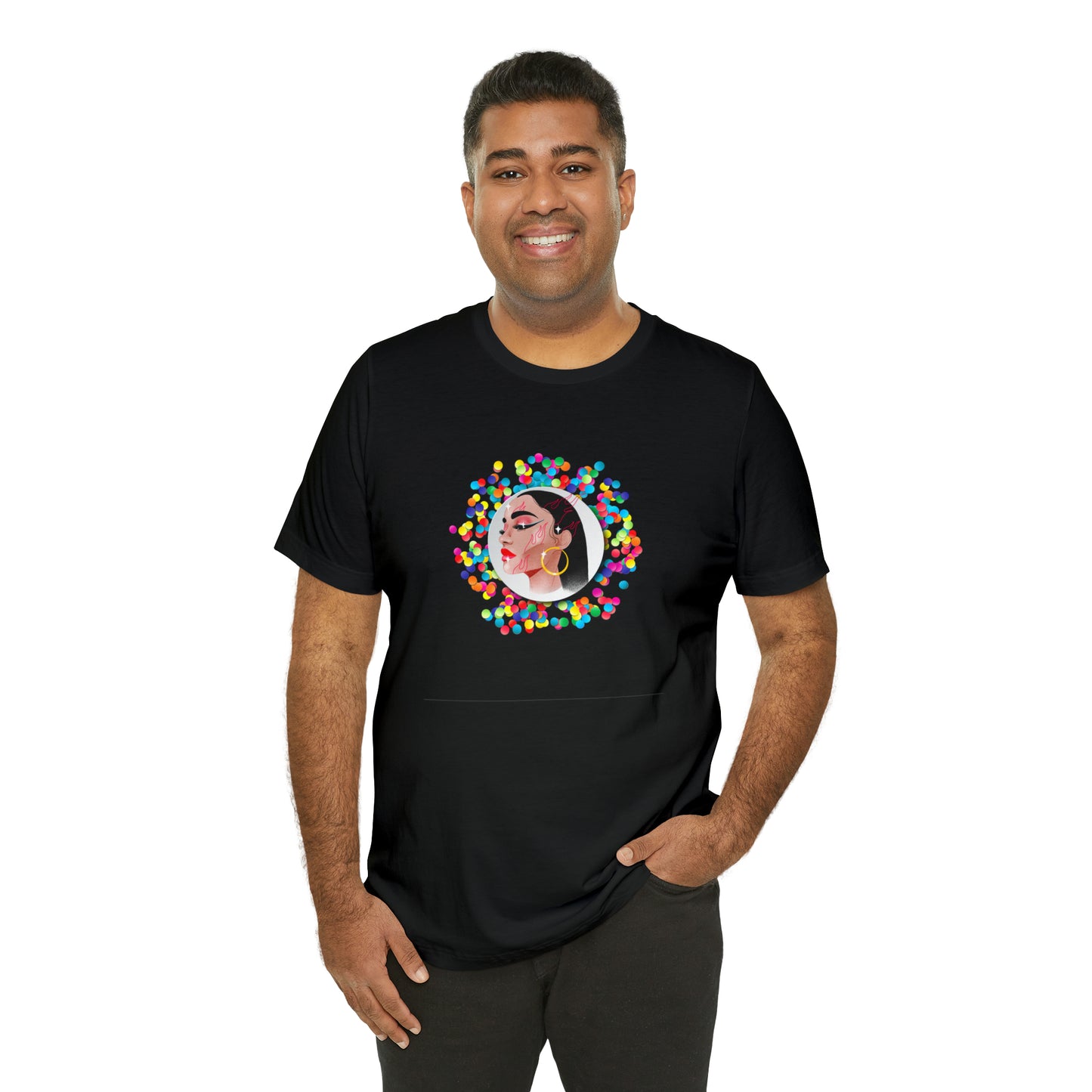 Soluvd Confetti Unisex, Women's, Men's Short Sleeve Tee