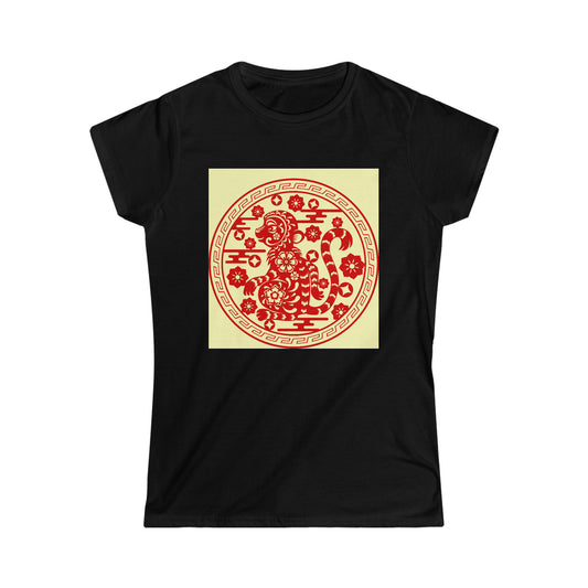 Soluvd Red Monkey Women's Softstyle Tee