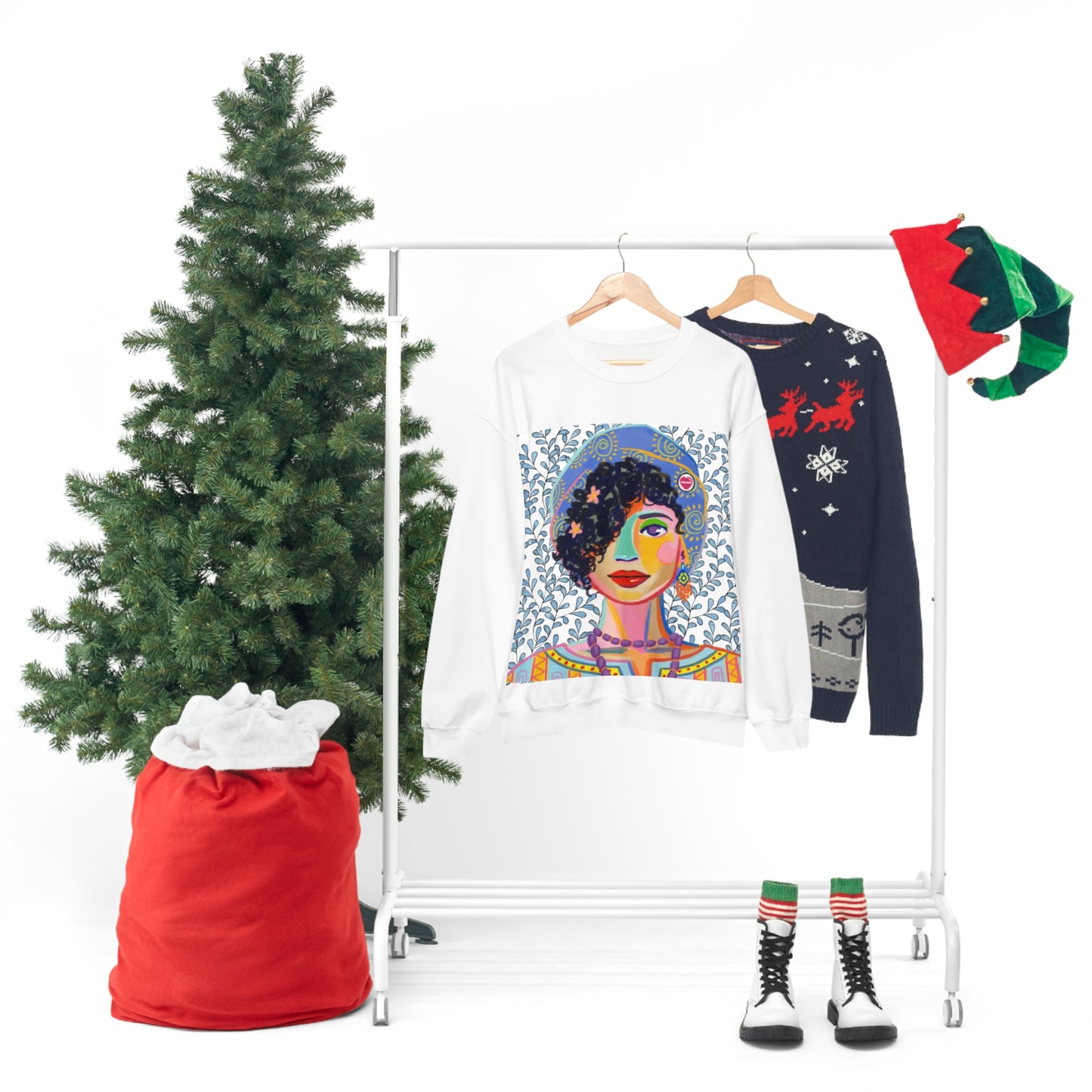 Soluvd Beret Unisex Heavy Blend™ Crewneck Sweatshirt
