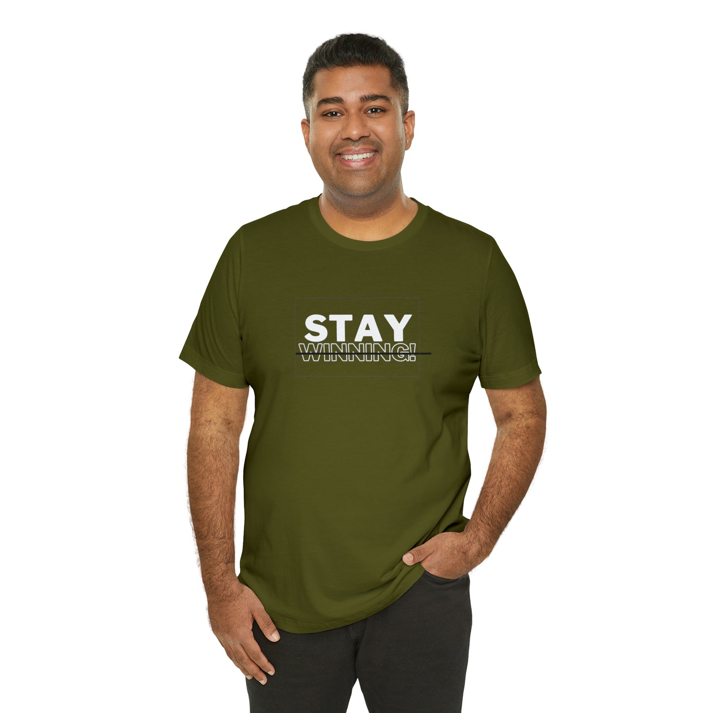 Soluvd Stay Winning Unisex, Women's, Men's Short Sleeve Tee