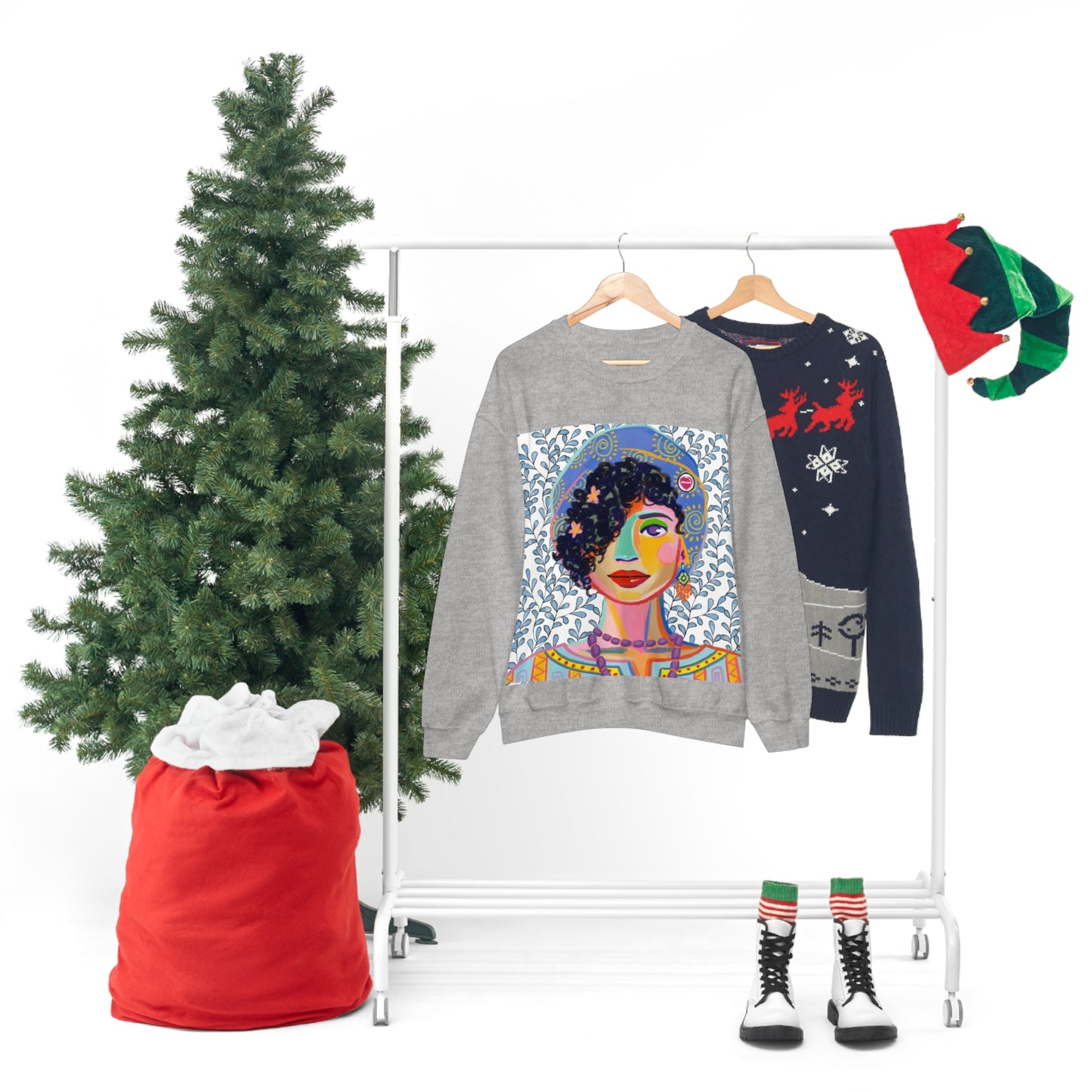 Soluvd Beret Unisex Heavy Blend™ Crewneck Sweatshirt