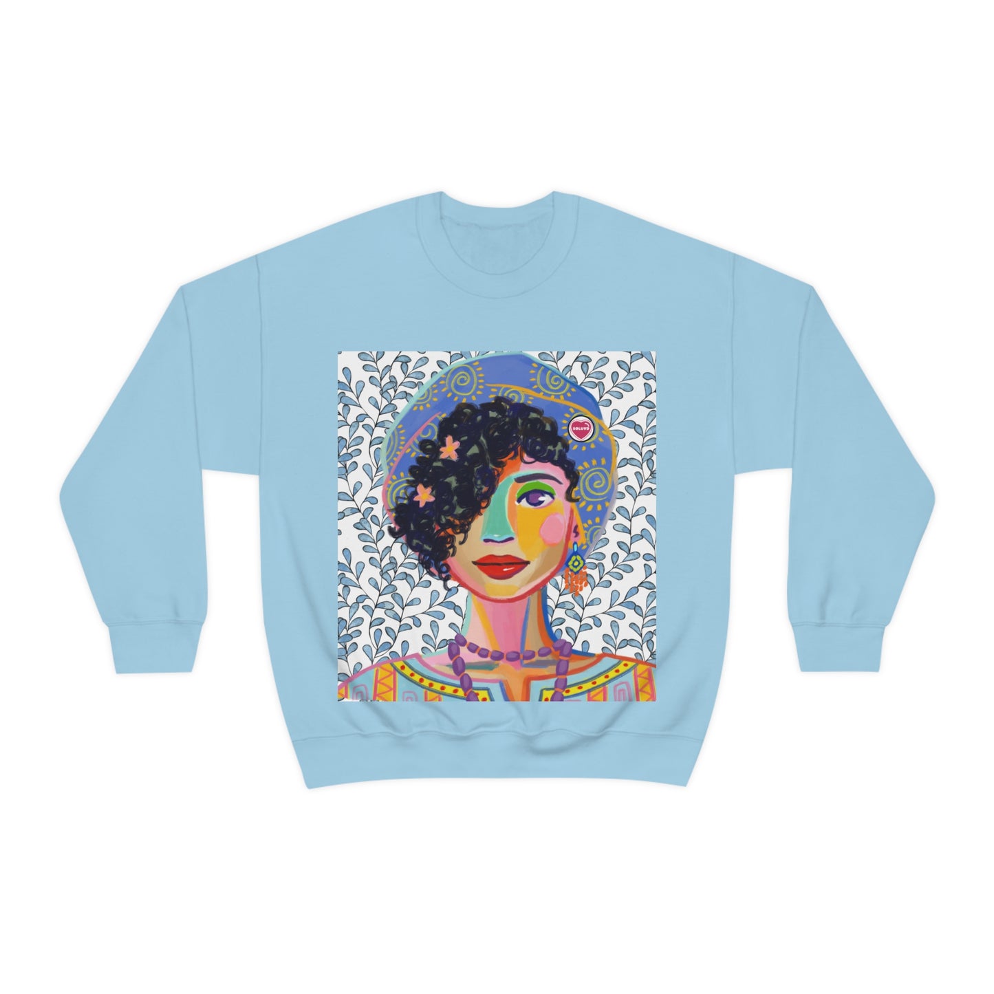 Soluvd Beret Unisex Heavy Blend™ Crewneck Sweatshirt