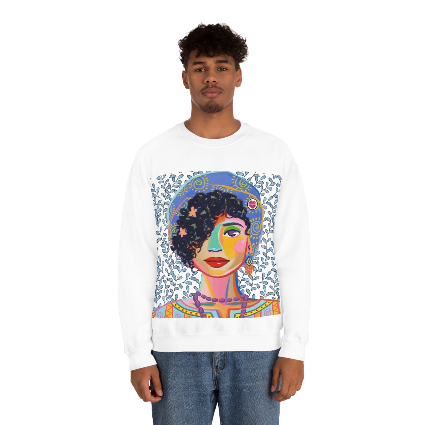 Soluvd Beret Unisex Heavy Blend™ Crewneck Sweatshirt