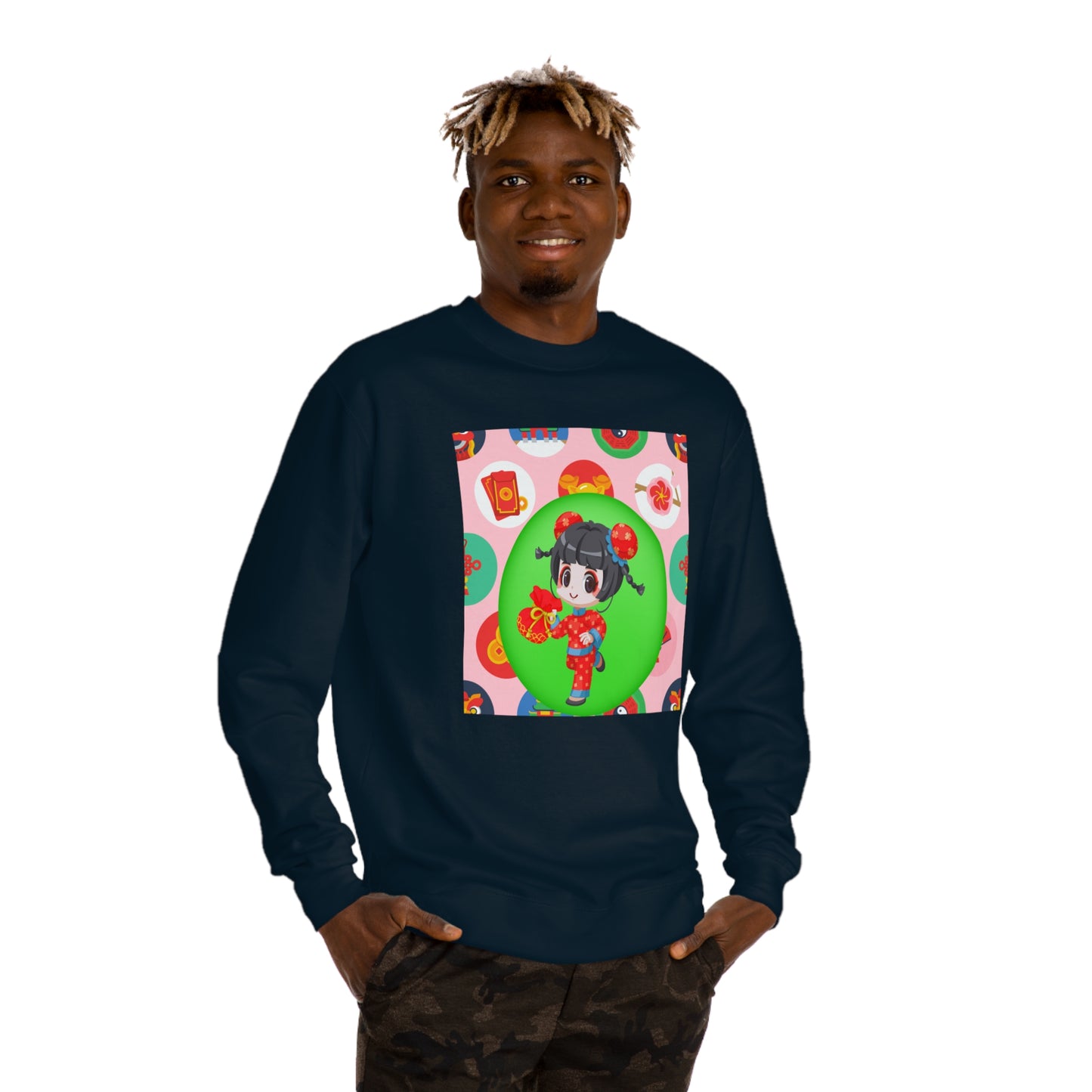 Soluvd Bubble Unisex, Women's, Men's Crew Neck Sweatshirt