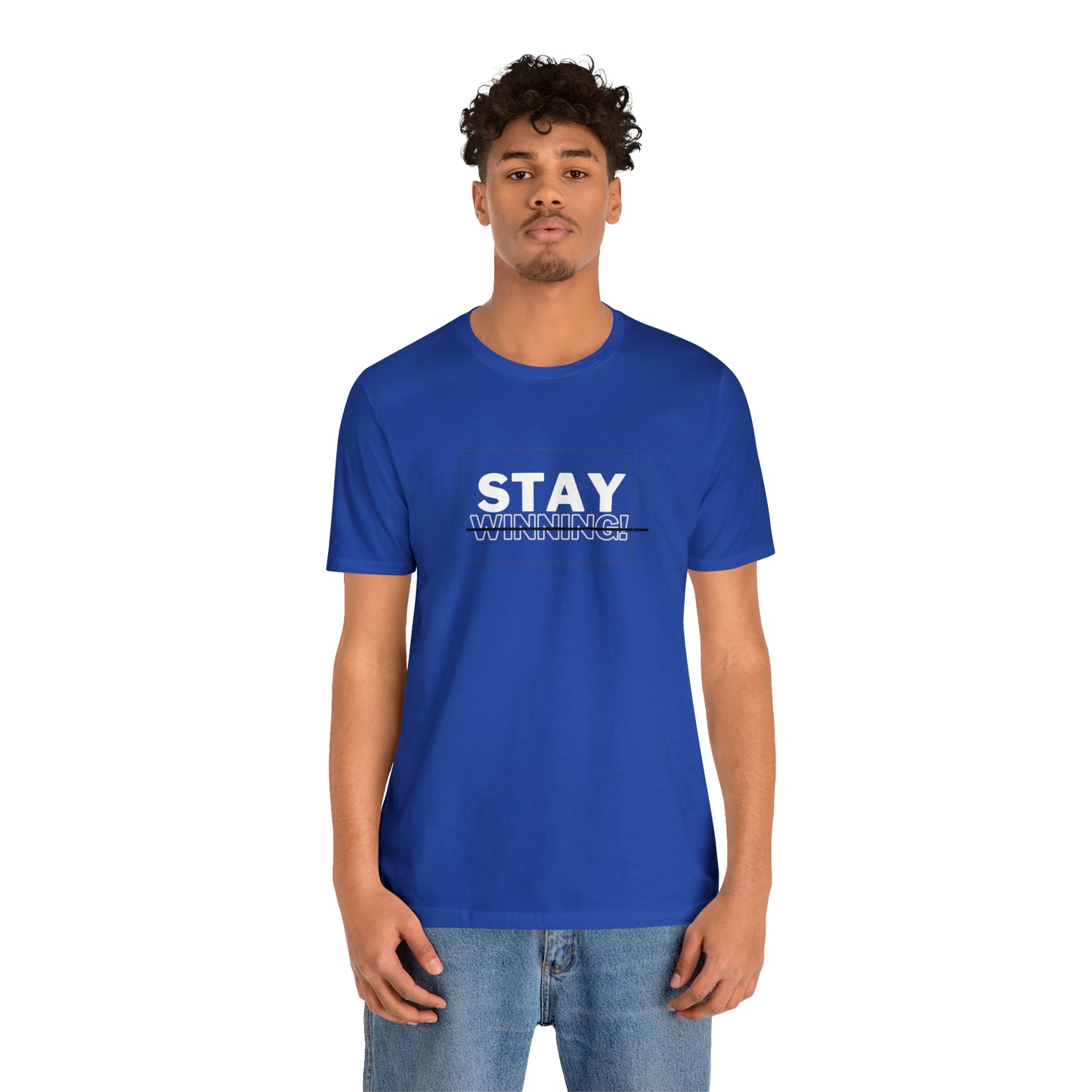 Soluvd Stay Winning Unisex, Women's, Men's Short Sleeve Tee