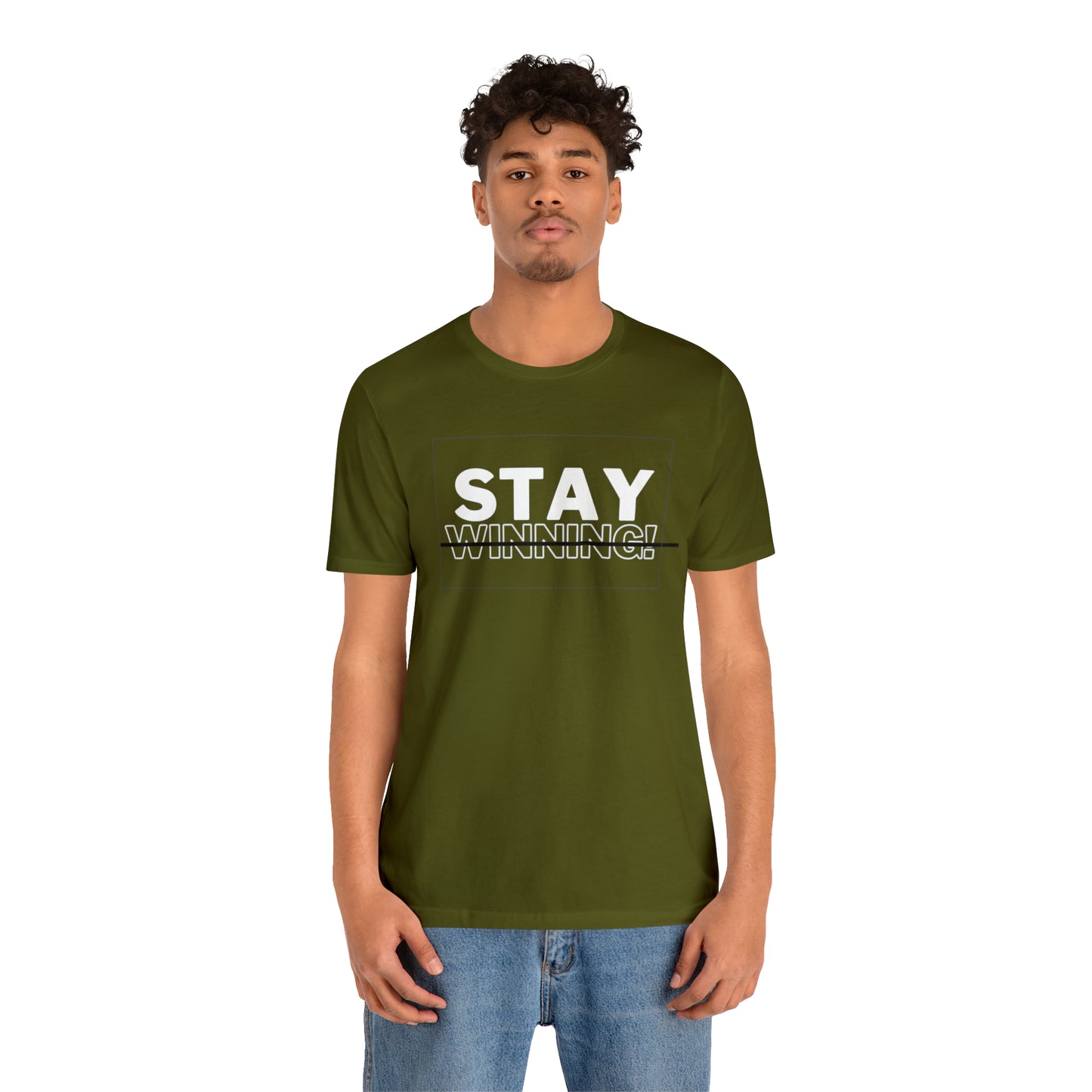 Soluvd Stay Winning Unisex, Women's, Men's Short Sleeve Tee