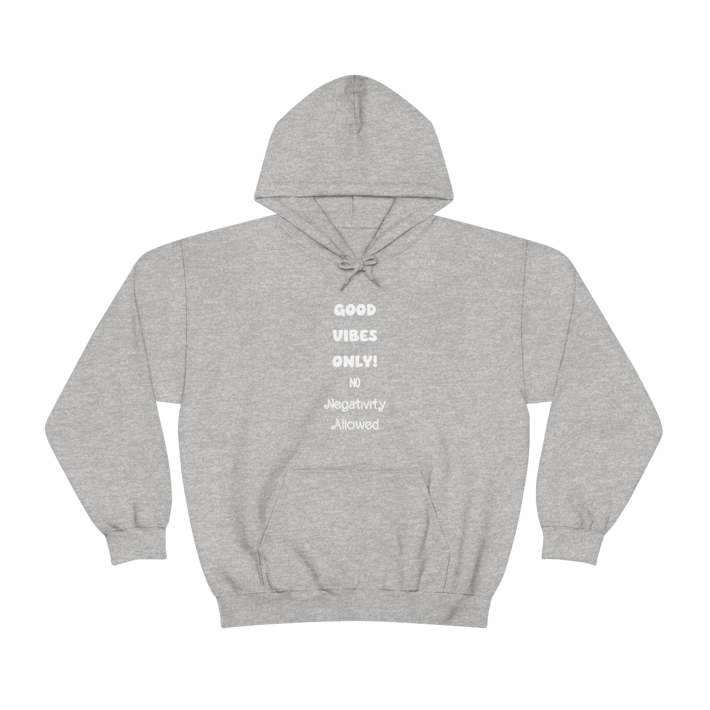 Soluvd Good Vibes Only No Negativity Allowed Unisex Heavy Blend™ Hooded Sweatshirt