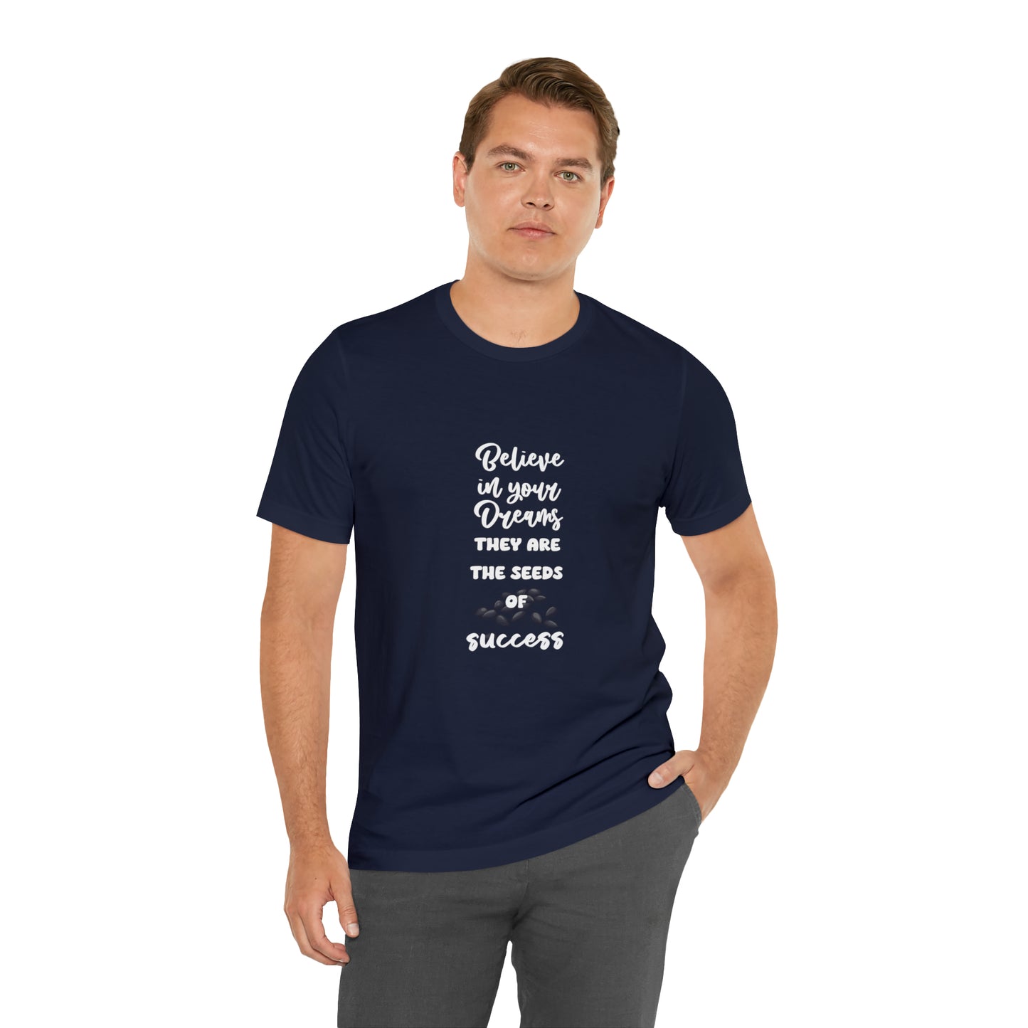 Soluvd Believe in Your Dreams Unisex, Women's, Men's Jersey Short Sleeve Tee