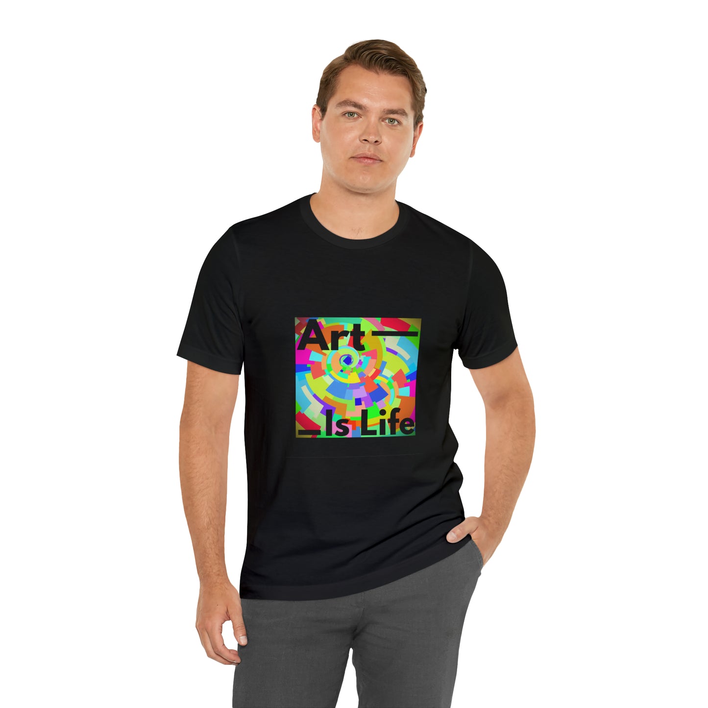 Soluvd Art Is Life Unisex, Women's, Men's Short Sleeve Tee