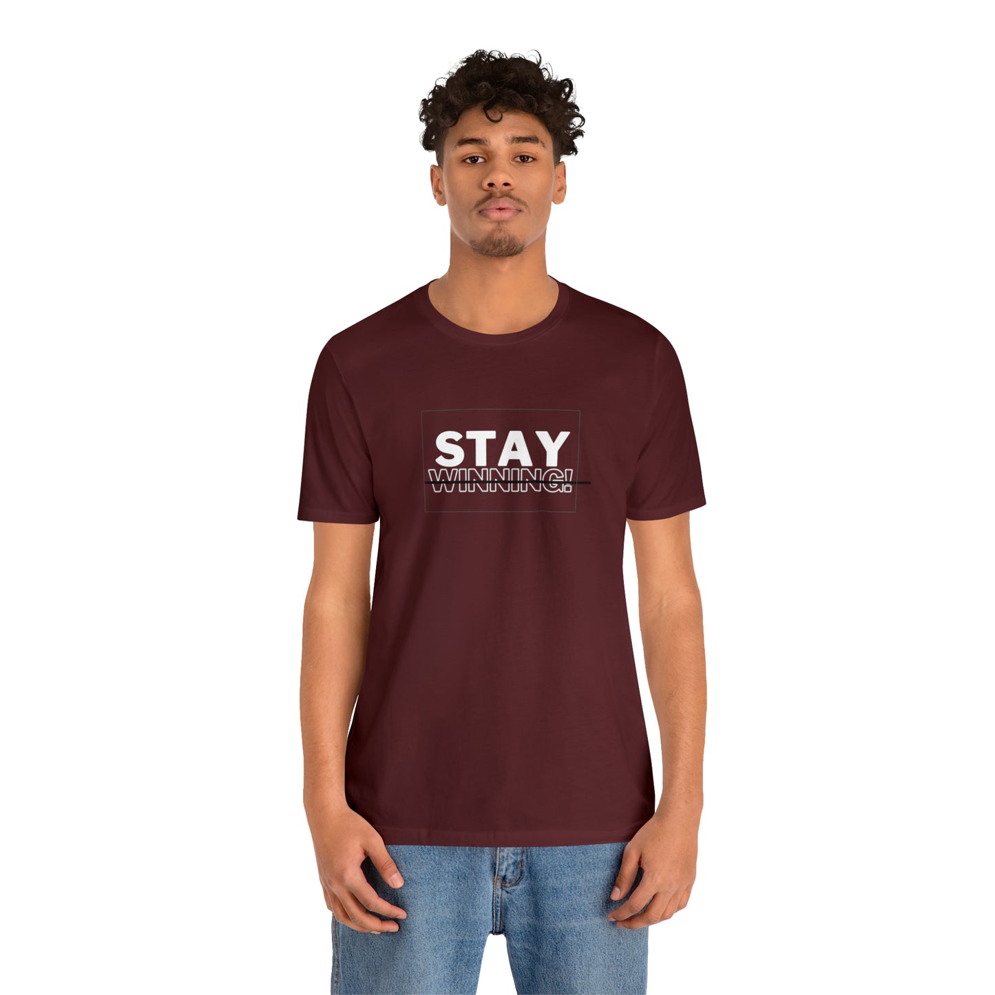 Soluvd Stay Winning Unisex, Women's, Men's Short Sleeve Tee