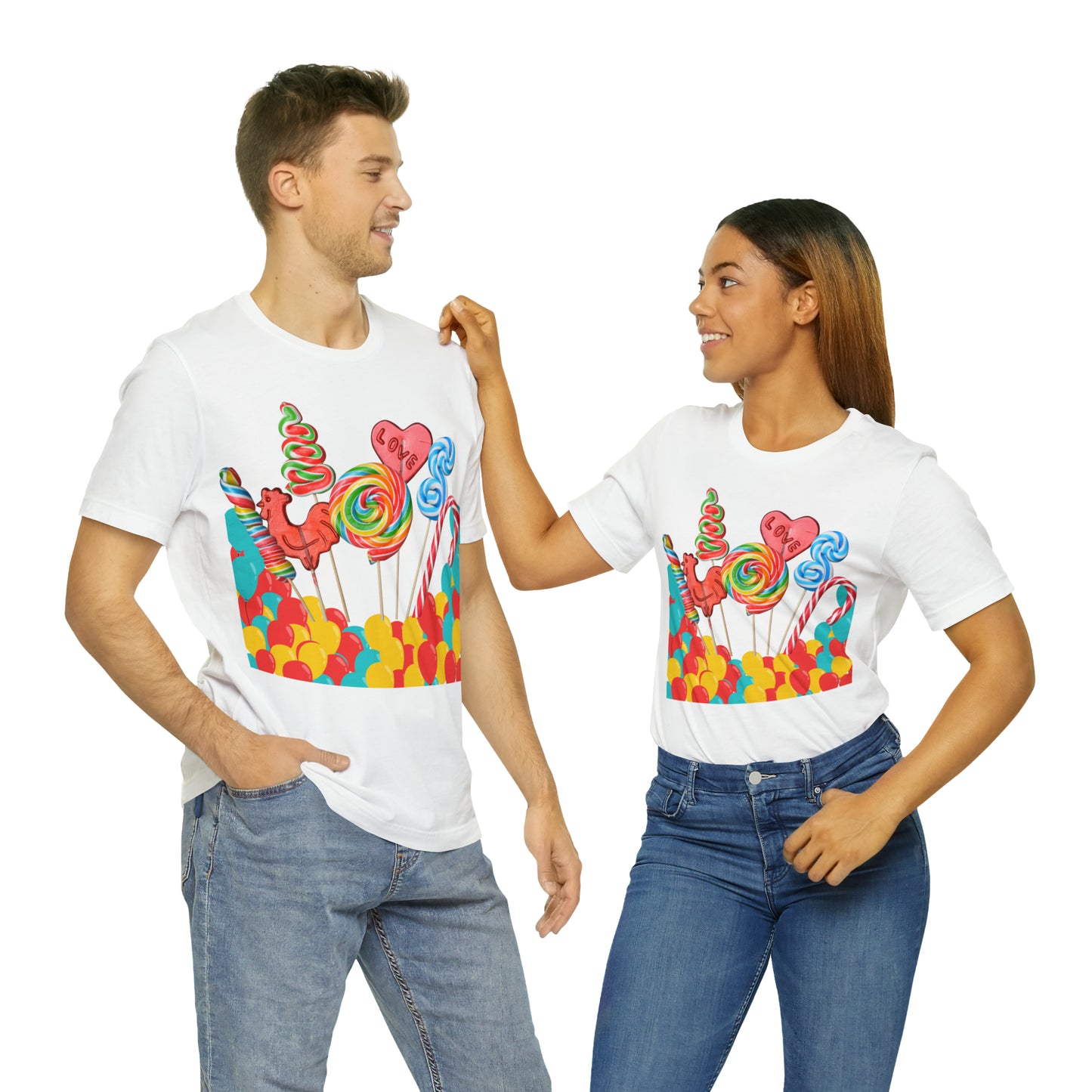 Soluvd Candyland Unisex, Women's, Men's Short Sleeve Tee