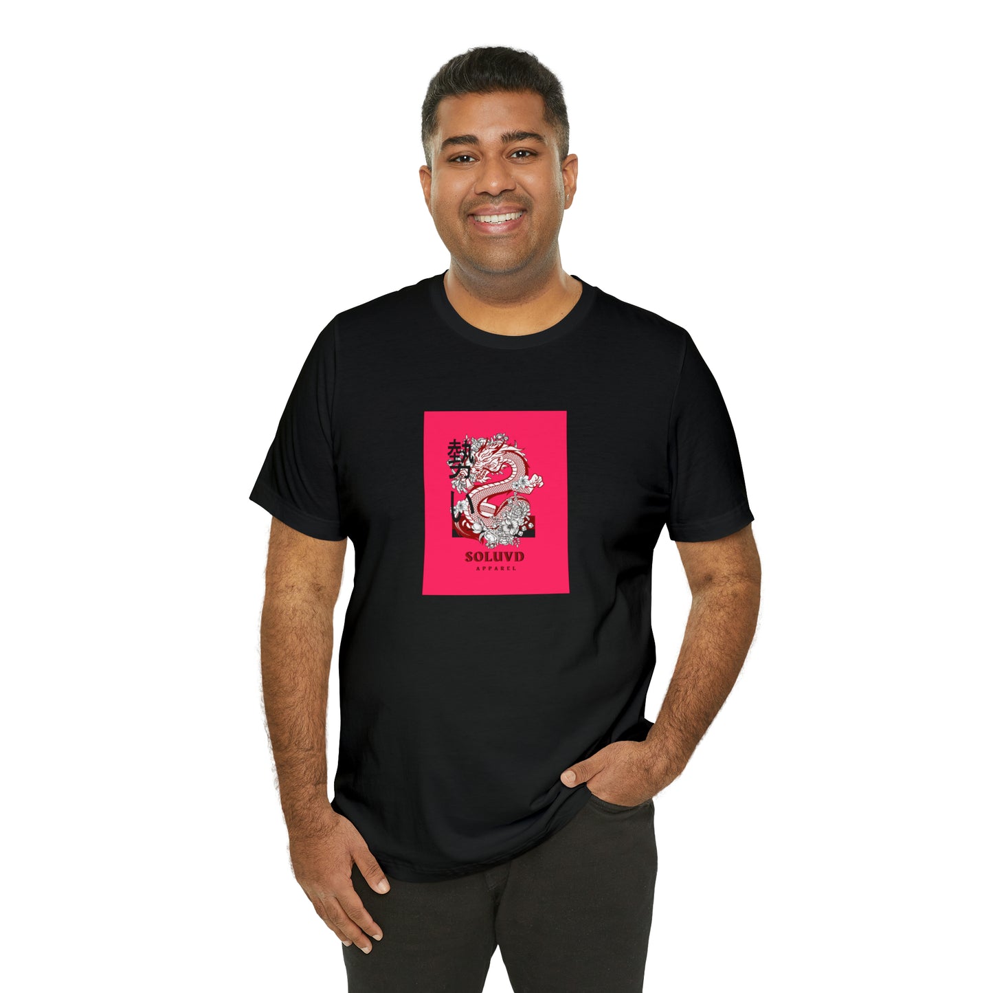 Soluvd Pink Dragon Unisex, Women's, Men's Short Sleeve Tee