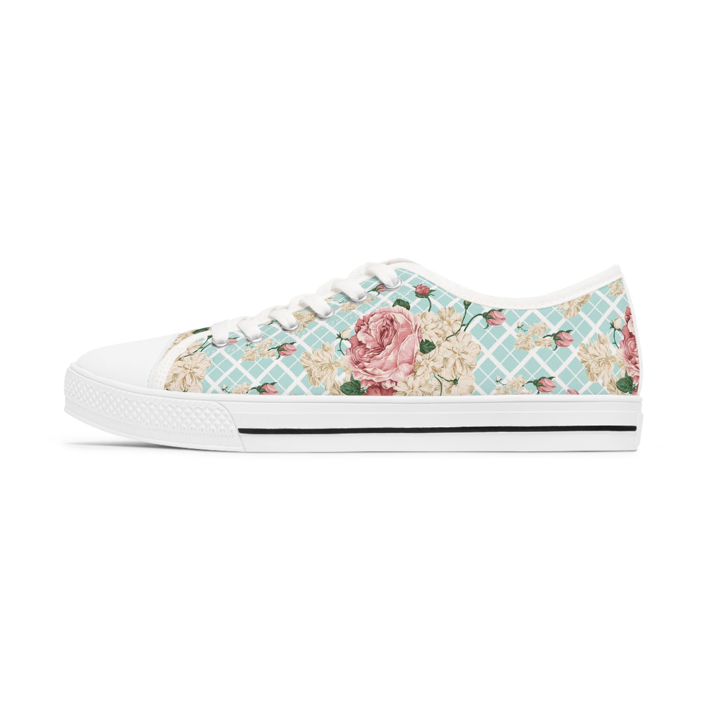 Soluvd More Roses Women's Low Top Sneakers