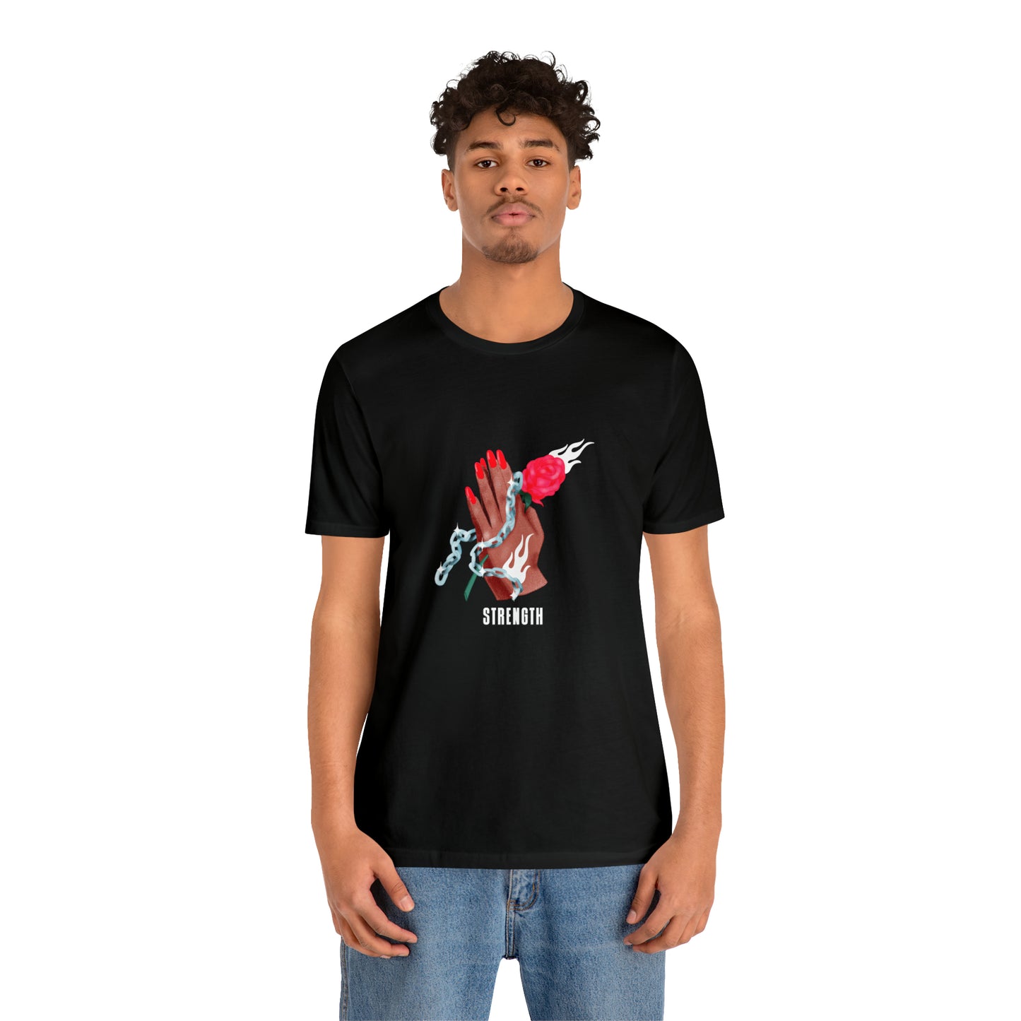 Soluvd Strength Unisex, Women's, Men's Short Sleeve Tee