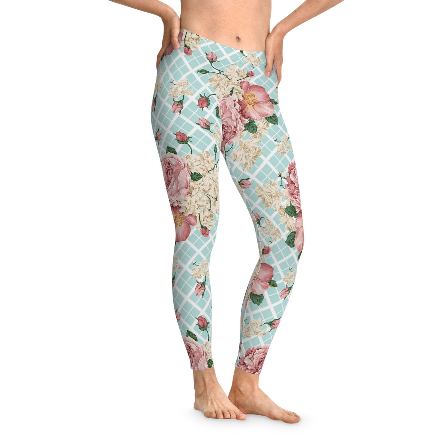 Soluvd More Roses Women's Stretchy Leggings