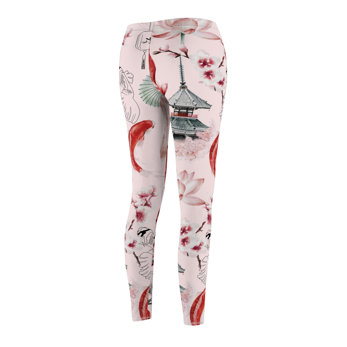 Soluvd Pink Pagoda Women's Casual Leggings