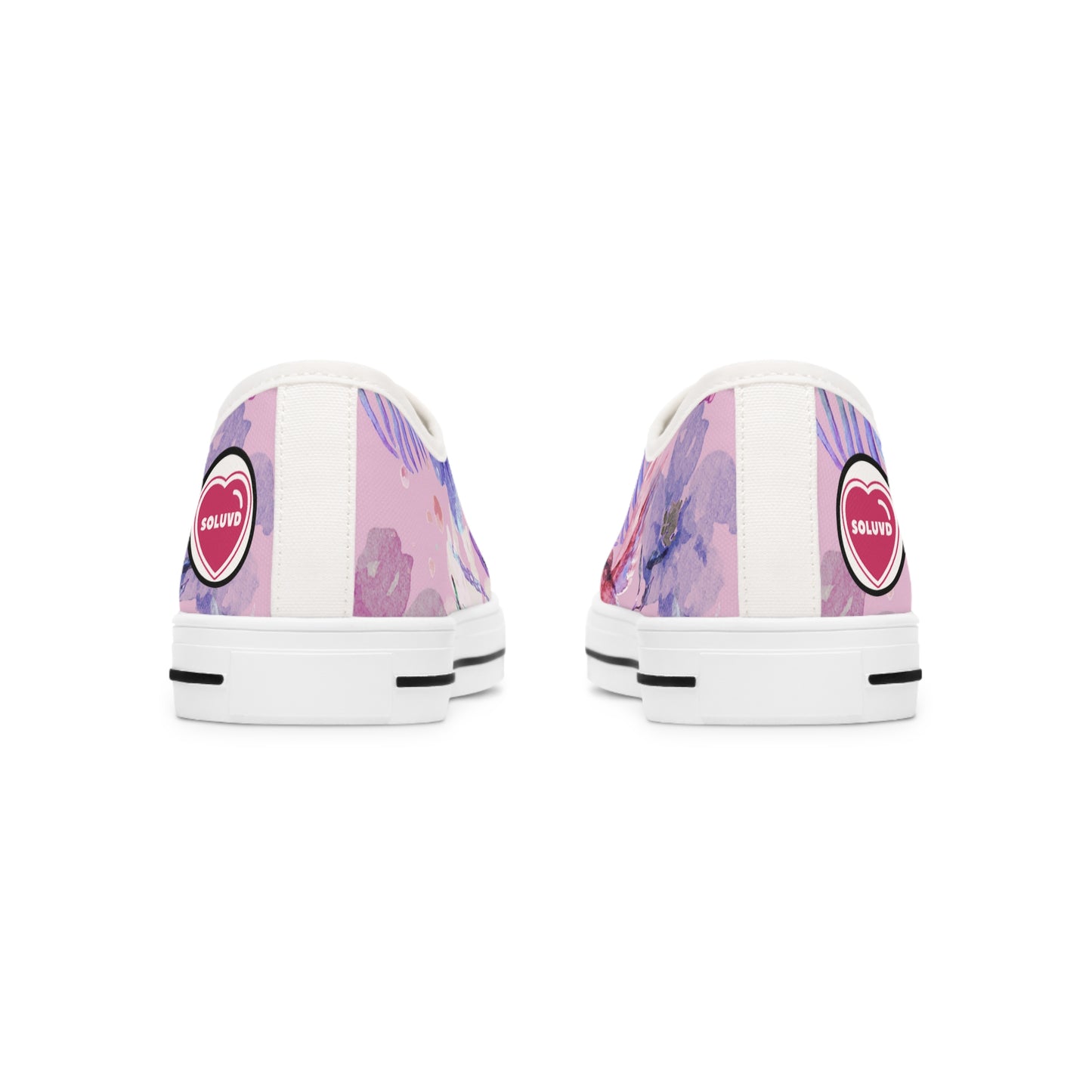 Soluvd Purple Vacay Women's Low Top Sneakers