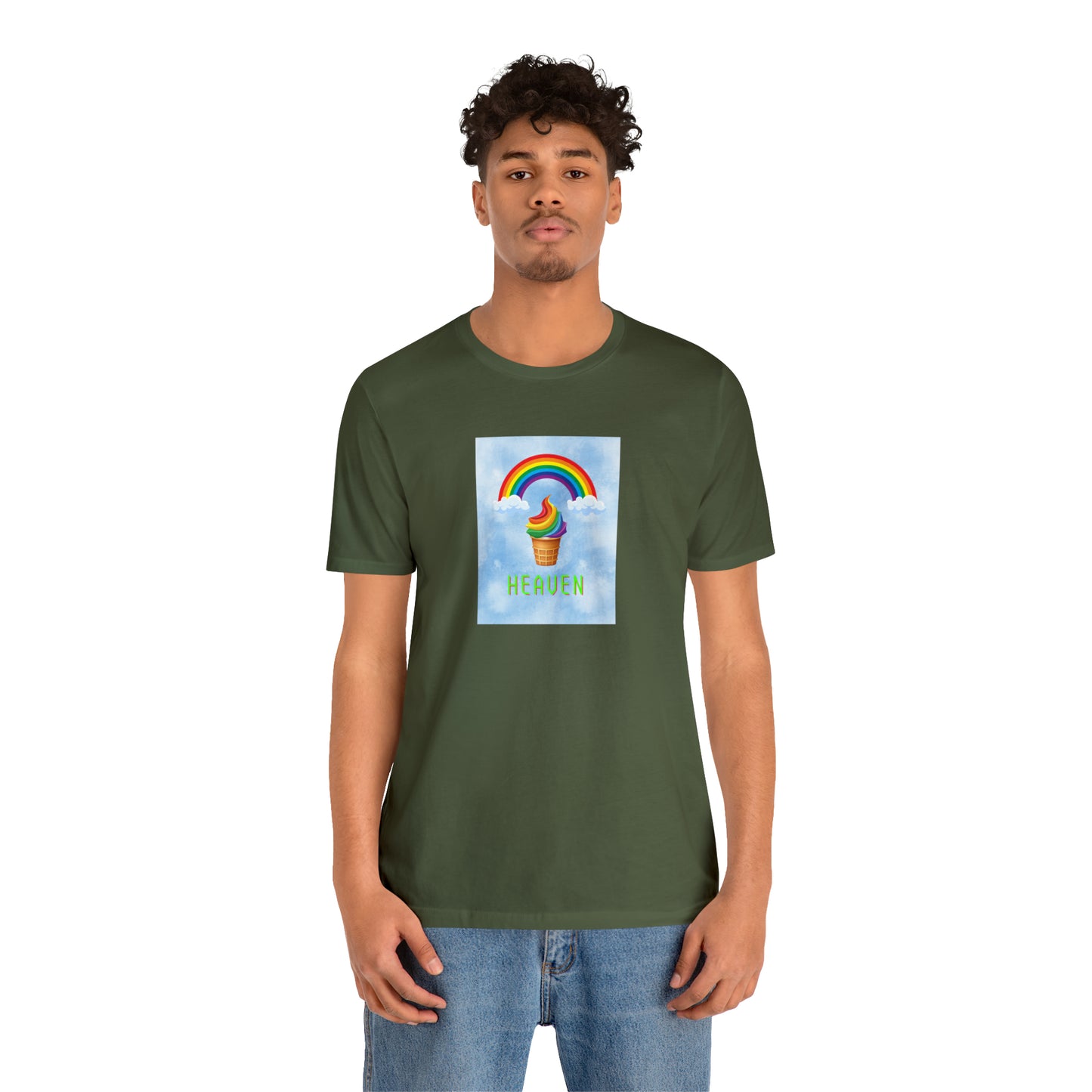 Soluvd Heaven Ice Cream Cone Unisex, Women's, Men's Short Sleeve Tee