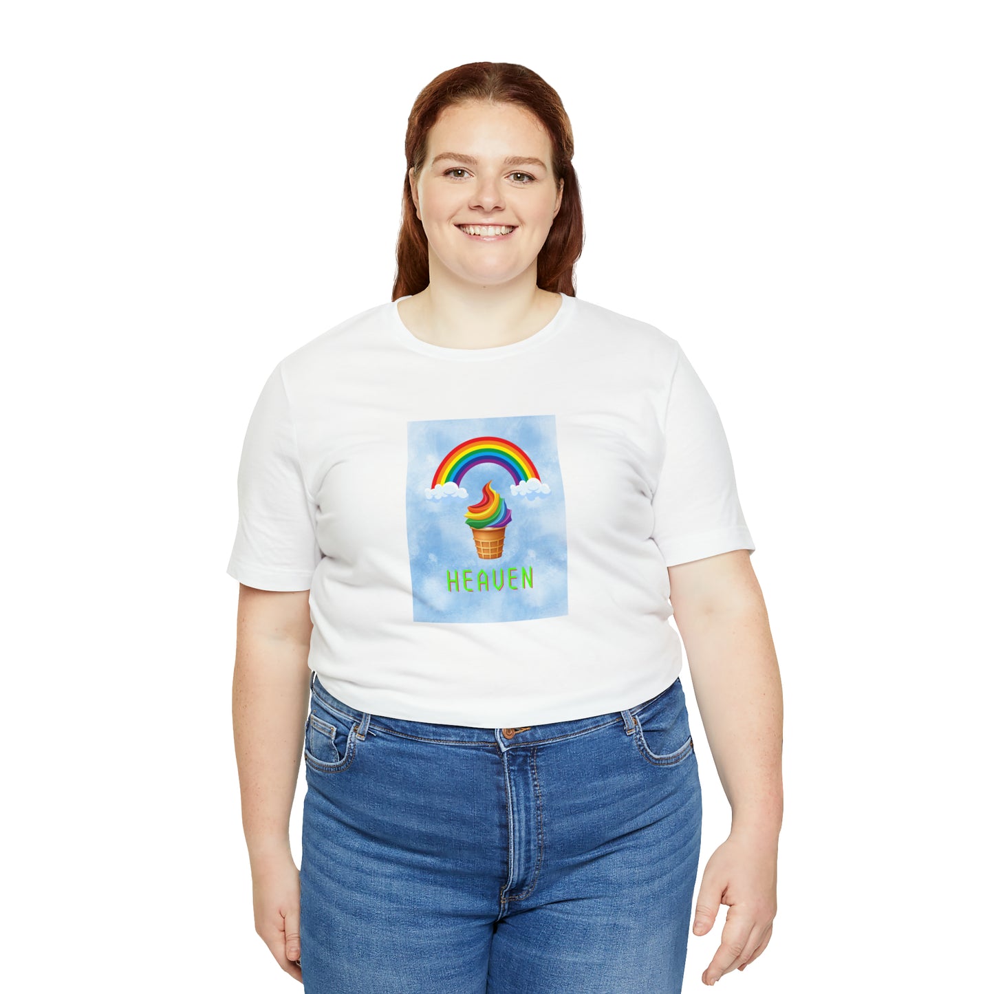 Soluvd Heaven Ice Cream Cone Unisex, Women's, Men's Short Sleeve Tee