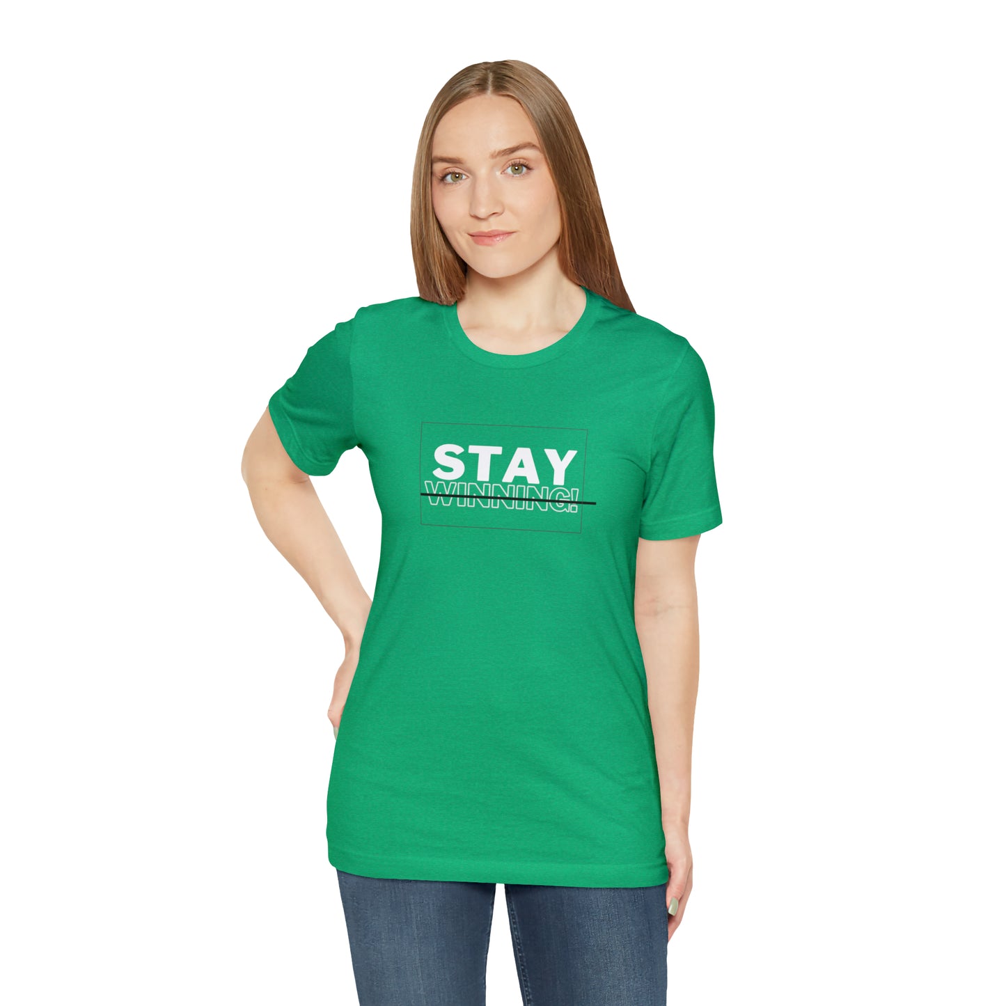 Soluvd Stay Winning Unisex, Women's, Men's Short Sleeve Tee