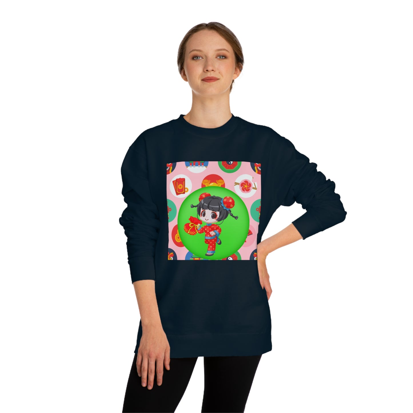 Soluvd Bubble Unisex, Women's, Men's Crew Neck Sweatshirt