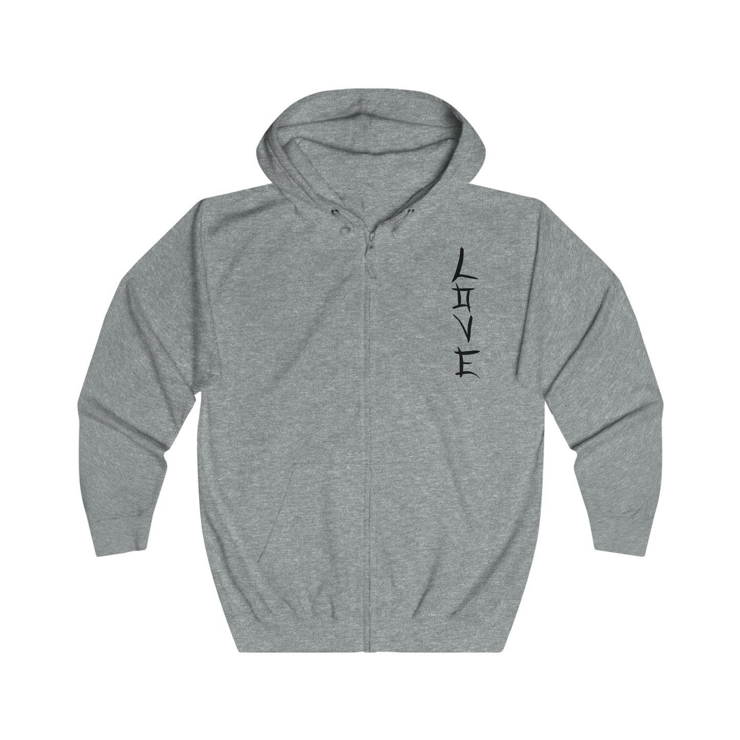 Soluvd Love Unisex, Women's, Men's Full Zip Hoodie