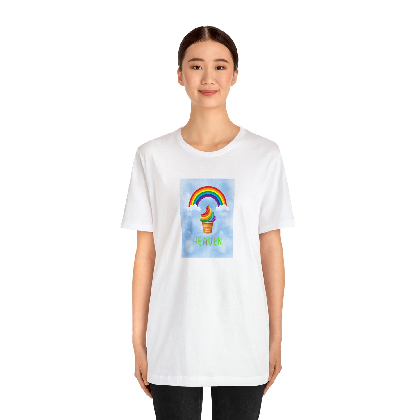 Soluvd Heaven Ice Cream Cone Unisex, Women's, Men's Short Sleeve Tee