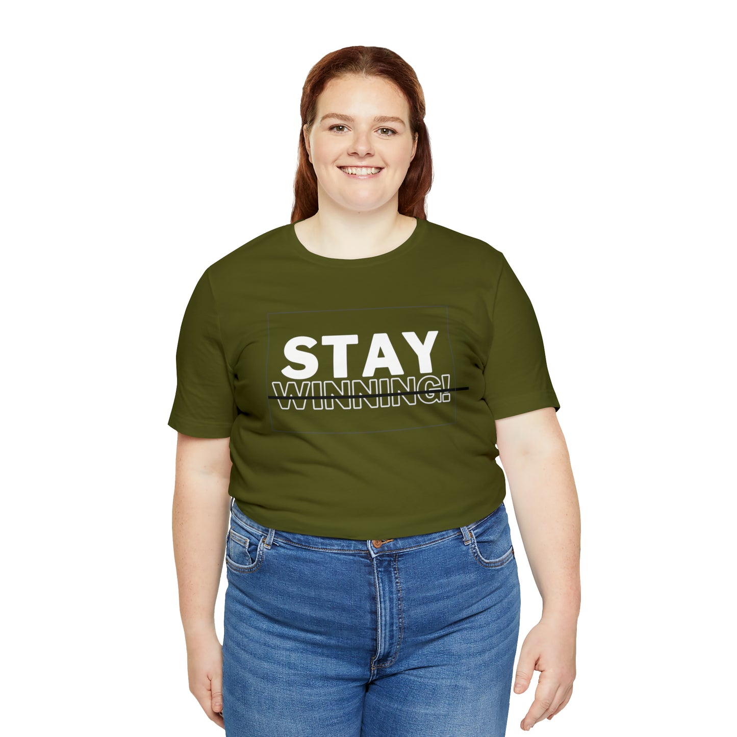 Soluvd Stay Winning Unisex, Women's, Men's Short Sleeve Tee