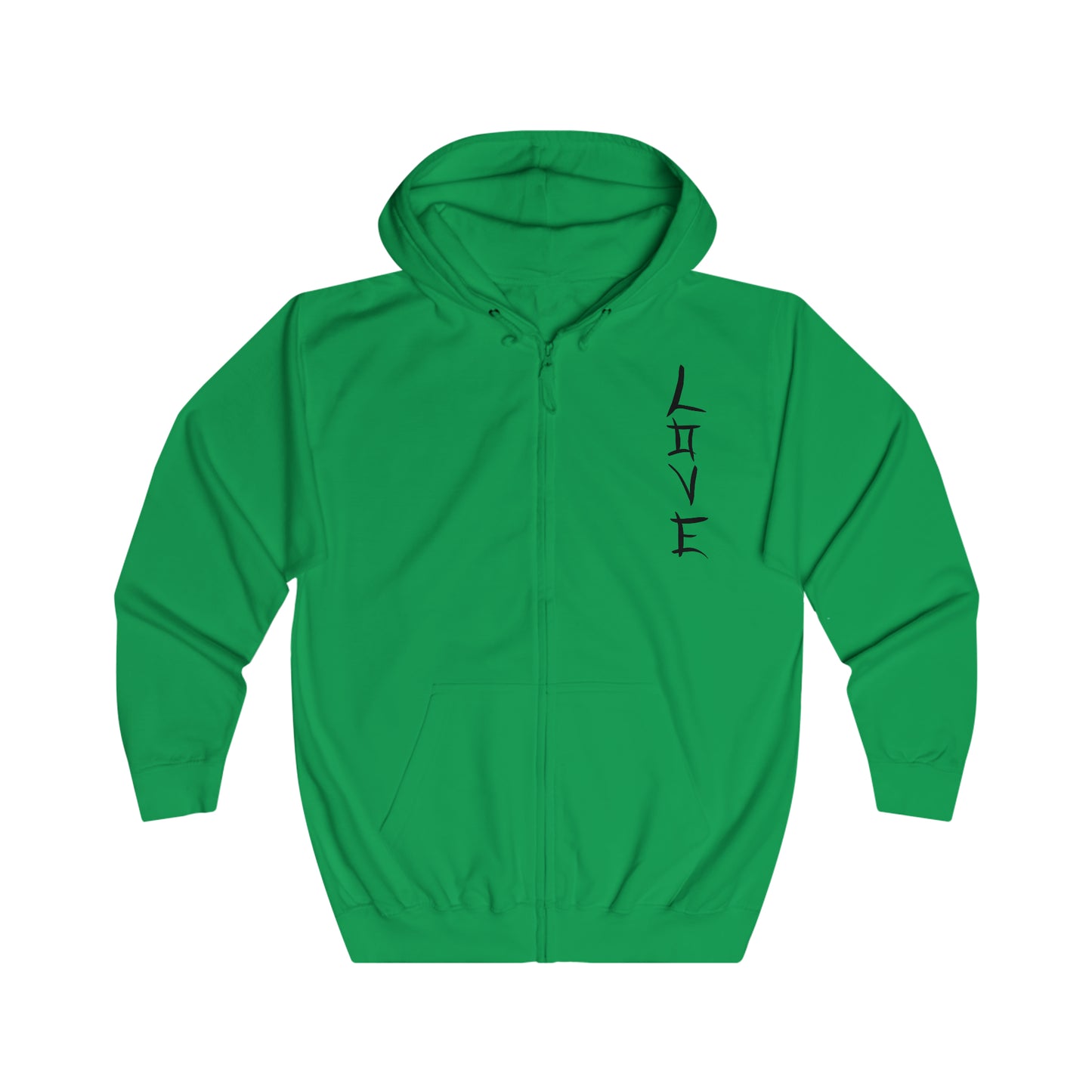 Soluvd Love Unisex, Women's, Men's Full Zip Hoodie