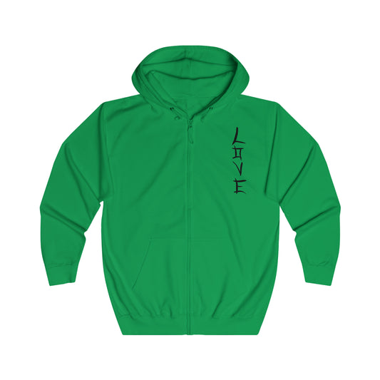 Soluvd Love Unisex, Women's, Men's Full Zip Hoodie