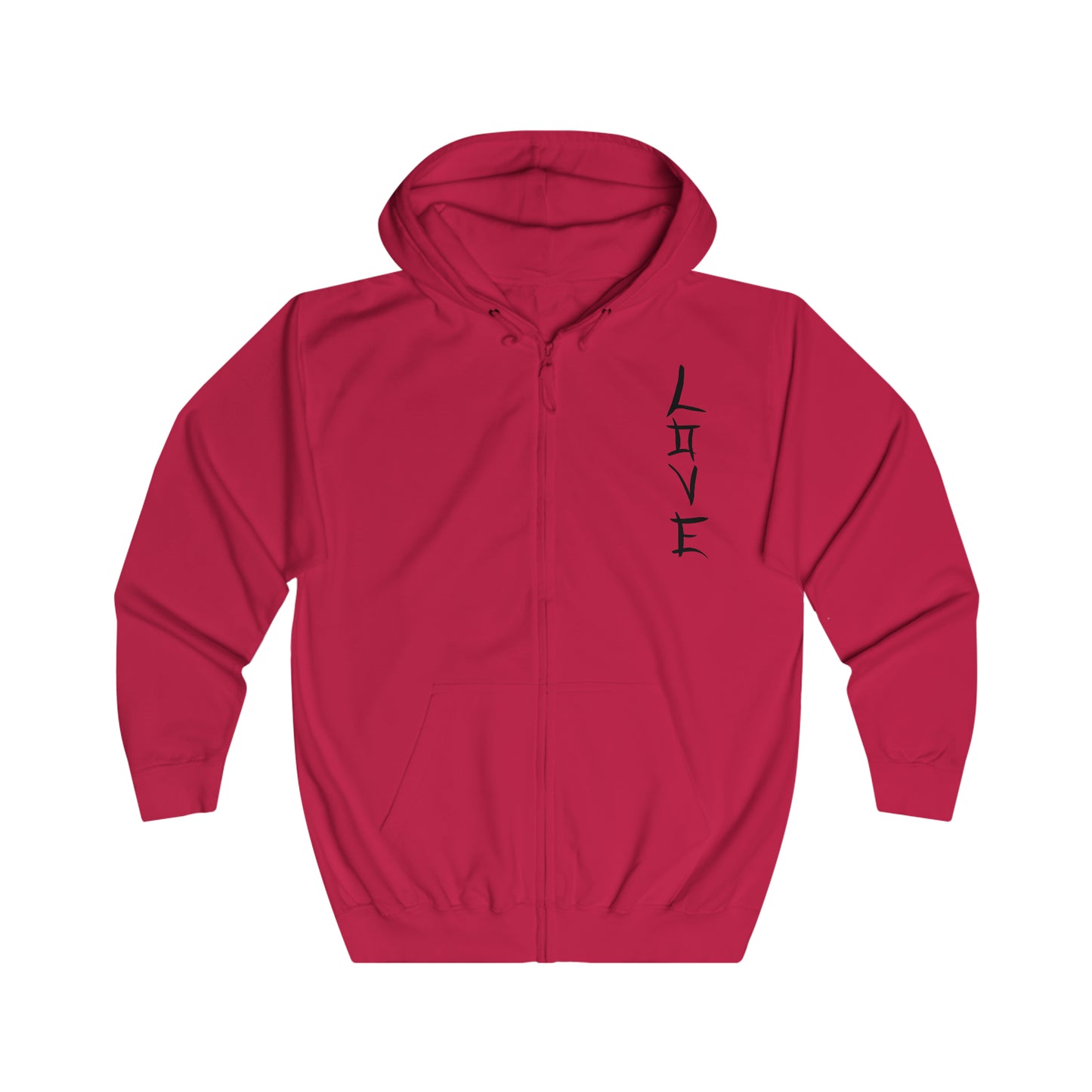 Soluvd Love Unisex, Women's, Men's Full Zip Hoodie