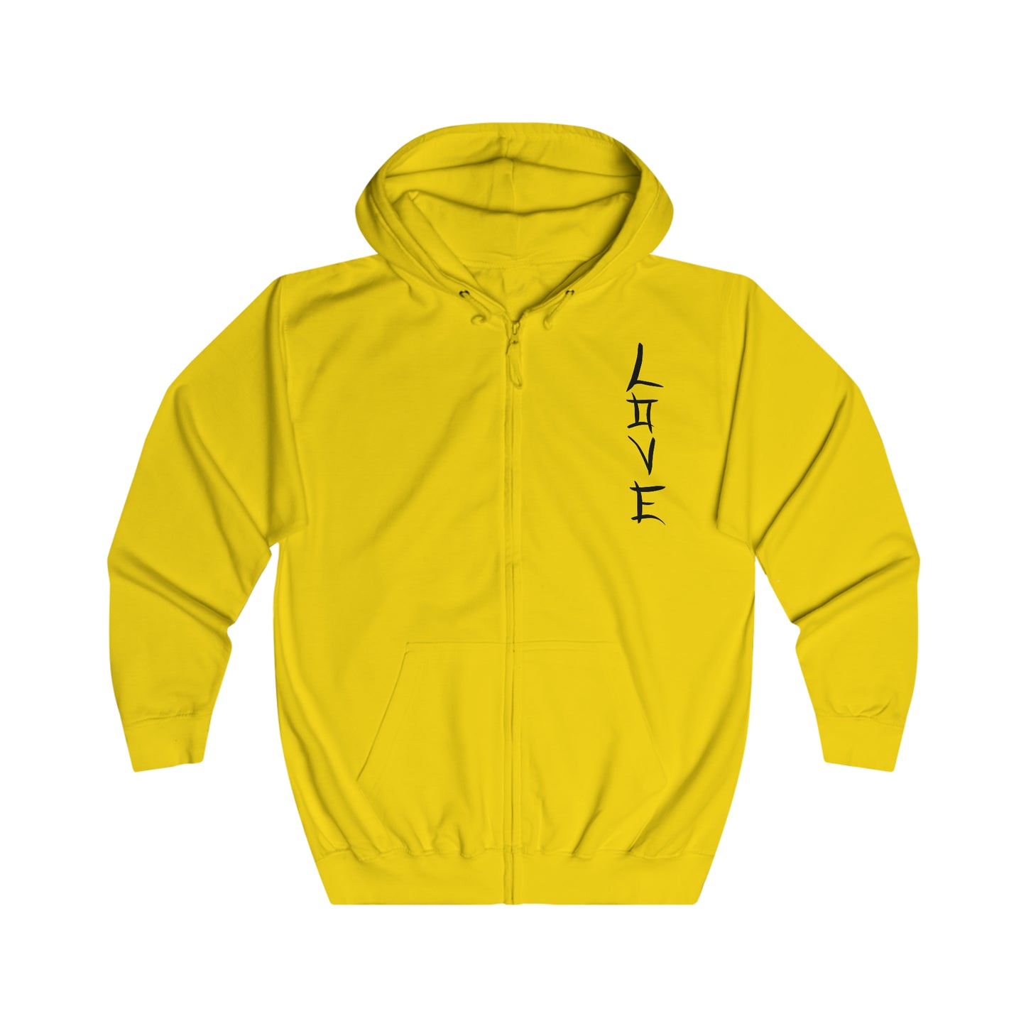 Soluvd Love Unisex, Women's, Men's Full Zip Hoodie