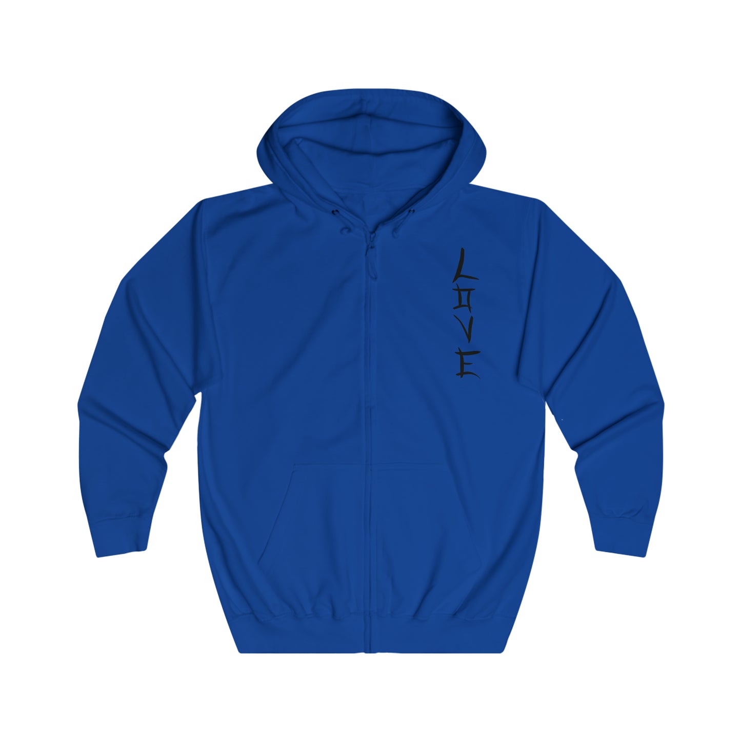 Soluvd Love Unisex, Women's, Men's Full Zip Hoodie