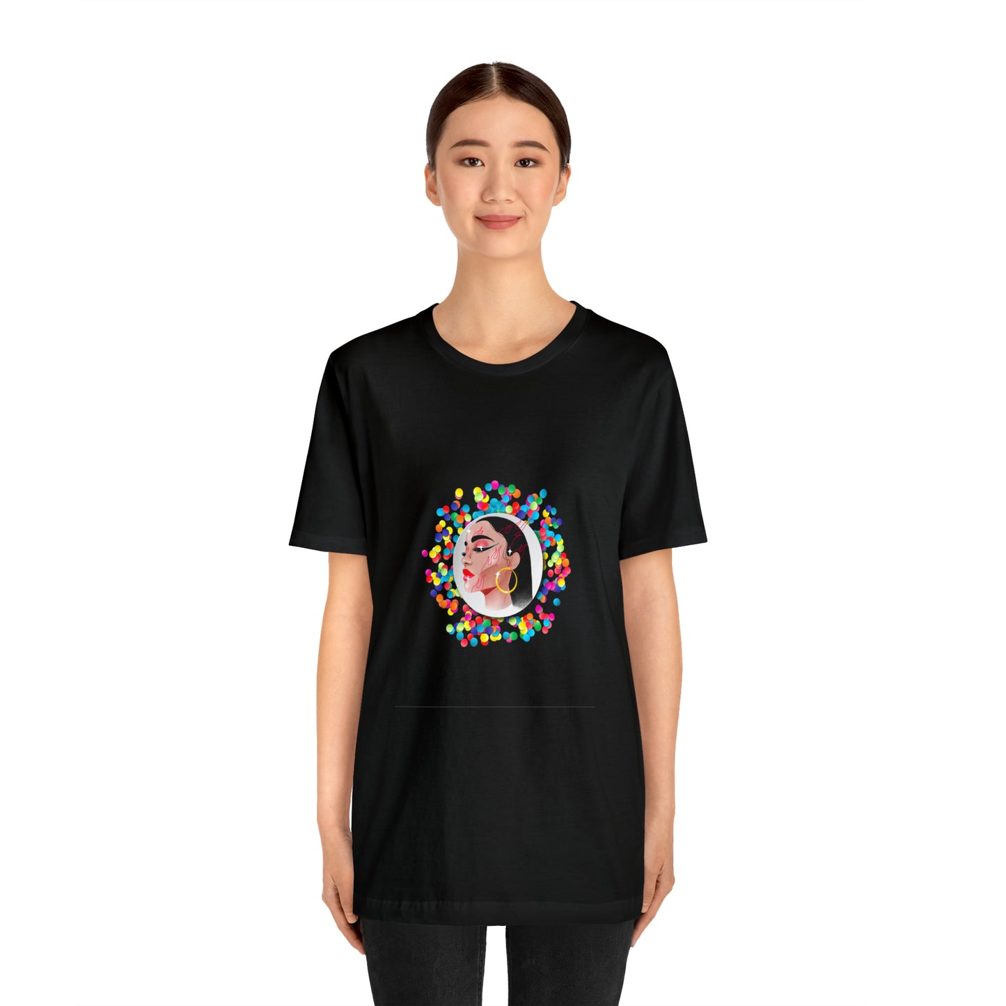 Soluvd Confetti Unisex, Women's, Men's Short Sleeve Tee