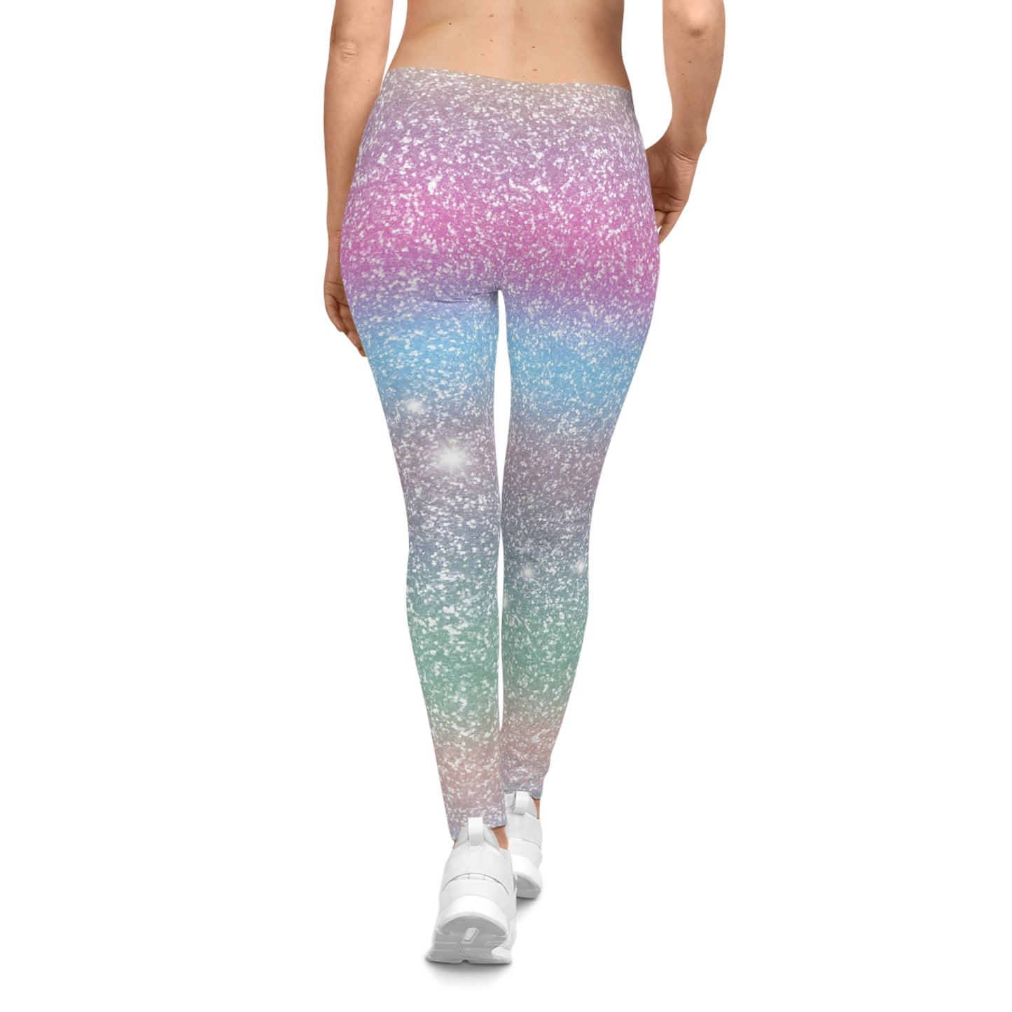 Soluvd Sparkle Premium Women's Casual Leggings, Yoga Leggings