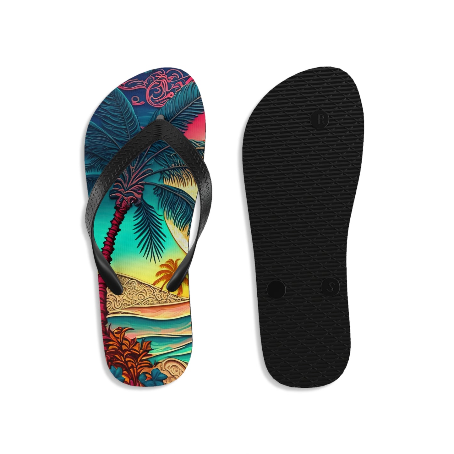 Soluvd SummerSun Unisex, Women's, Men's Flip-Flops