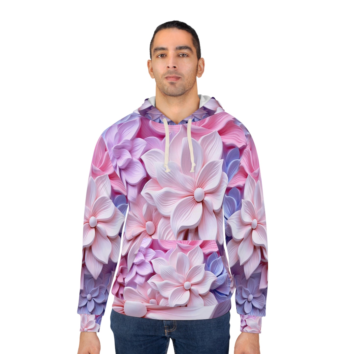 Soluvd 3D Flower An Unisex, Women's, Men's Pullover Hoodie