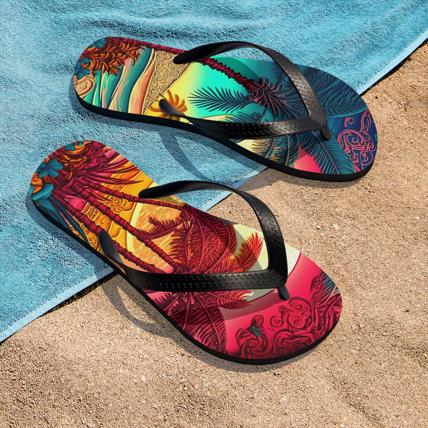 Soluvd SummerSun Unisex, Women's, Men's Flip-Flops