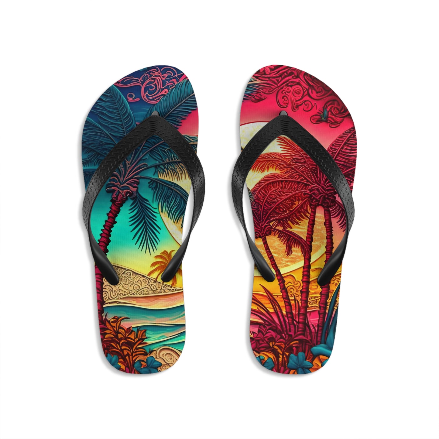 Soluvd SummerSun Unisex, Women's, Men's Flip-Flops