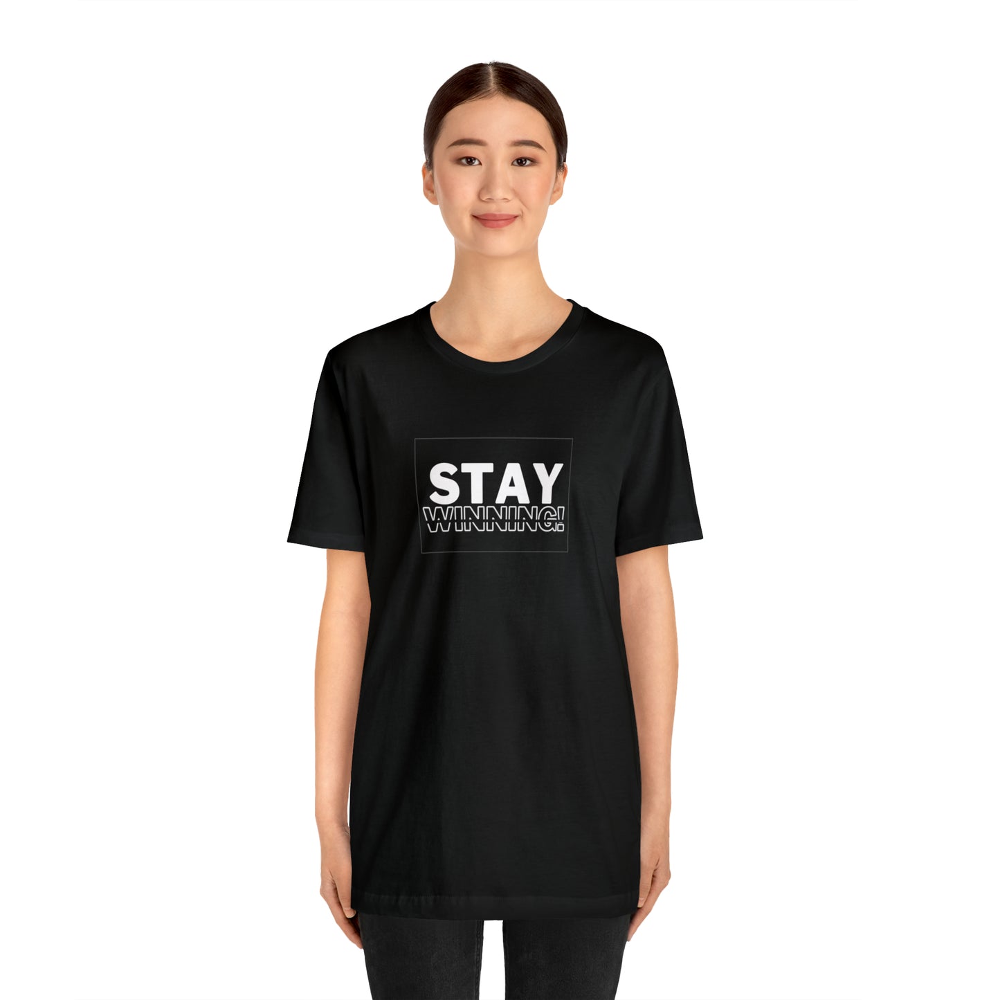 Soluvd Stay Winning Unisex, Women's, Men's Short Sleeve Tee
