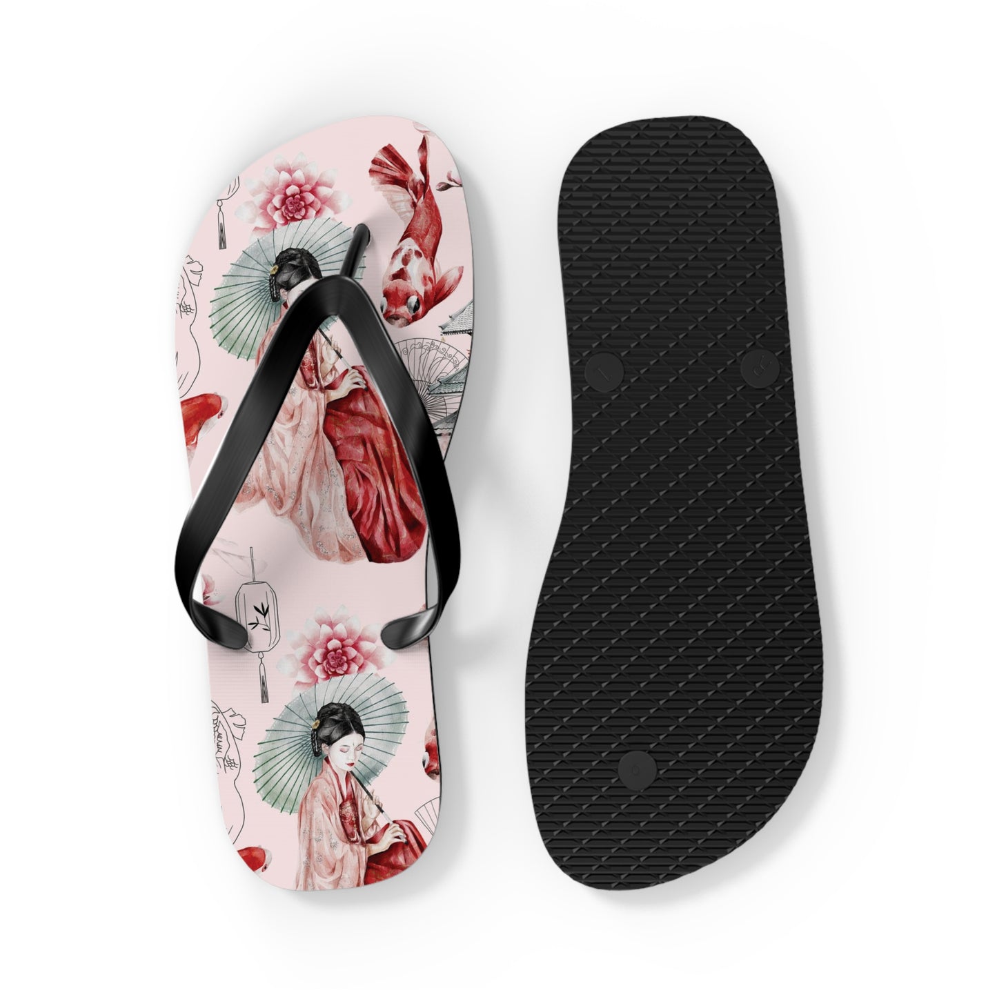 Soluvd Pink Pagoda Women's Flip Flops